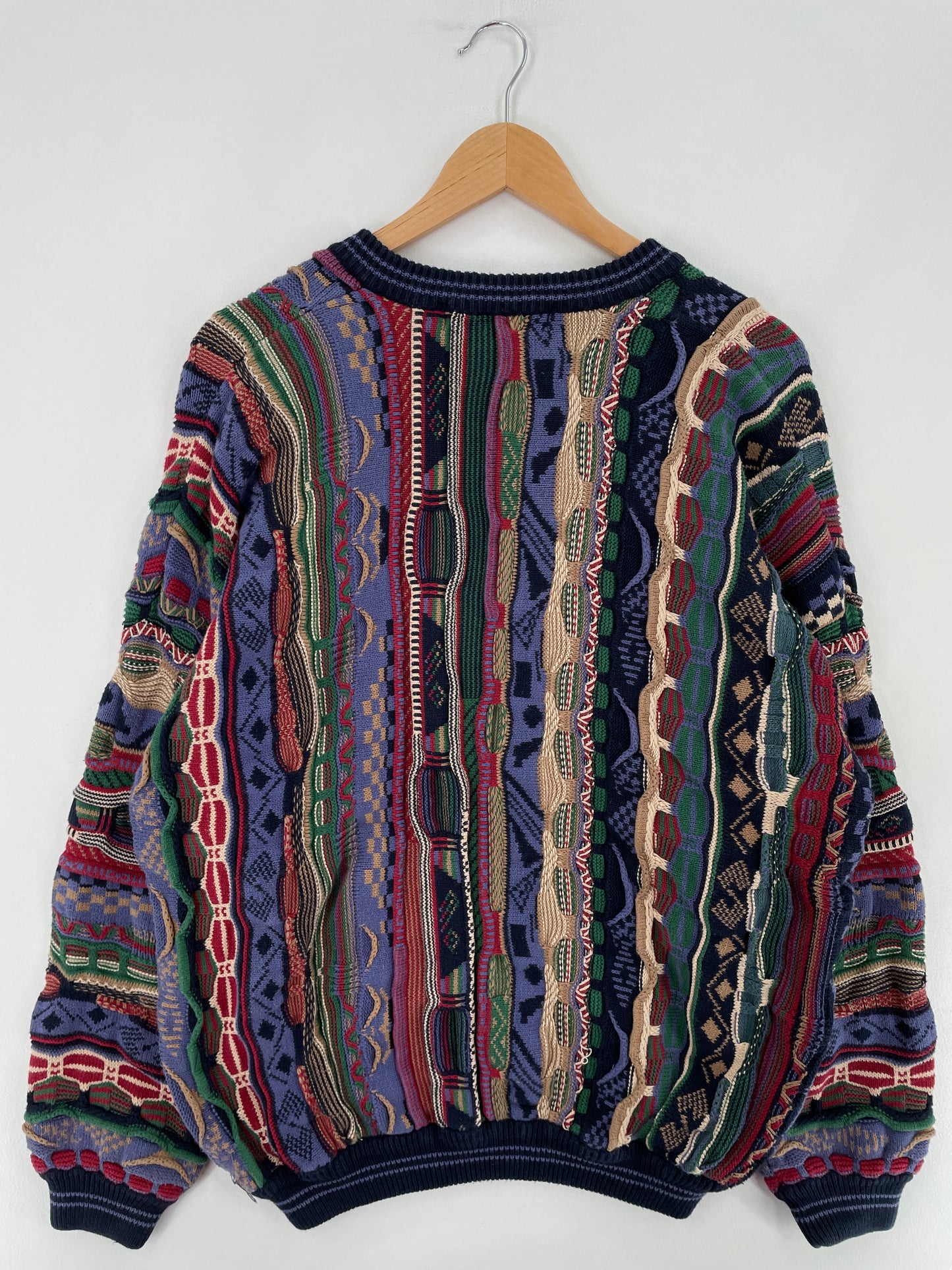 Vintage COOGI Style Size XL Cotton Knit Sweater / E3396K
