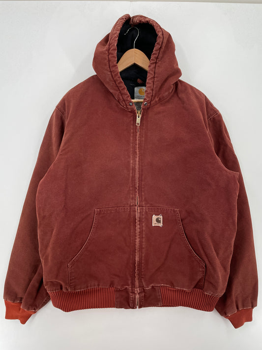 Vintage CARHARTT Size L Hoodie Duck Jacket / A8004