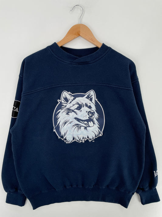00' UCONN HUSKIES Size M Vintage College Sweat shirt / E4463S