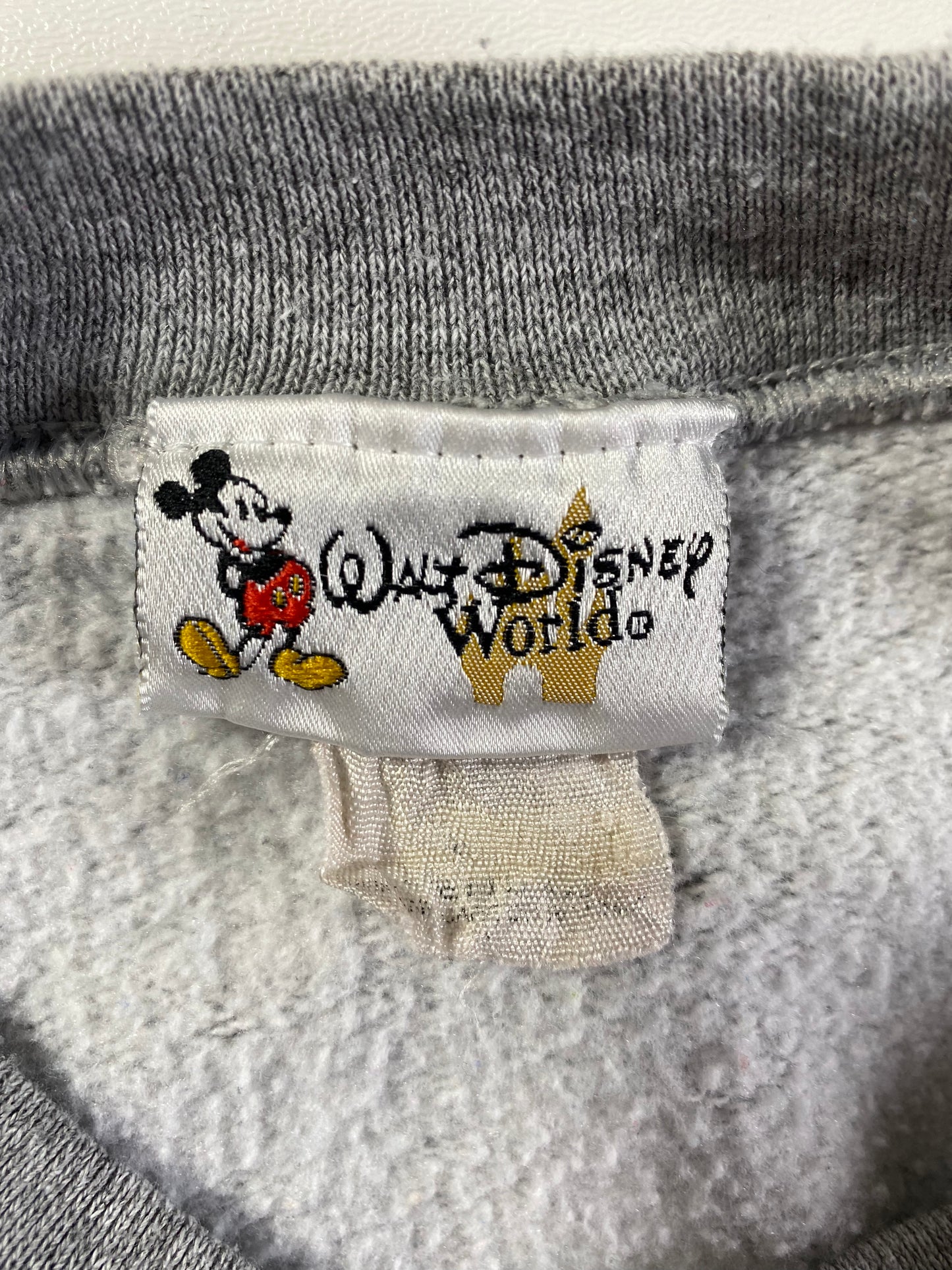 00' DISNEY MICKEY Made in USA Size No Tag (Approx.L) Vintage Sweat-Shirts / A439