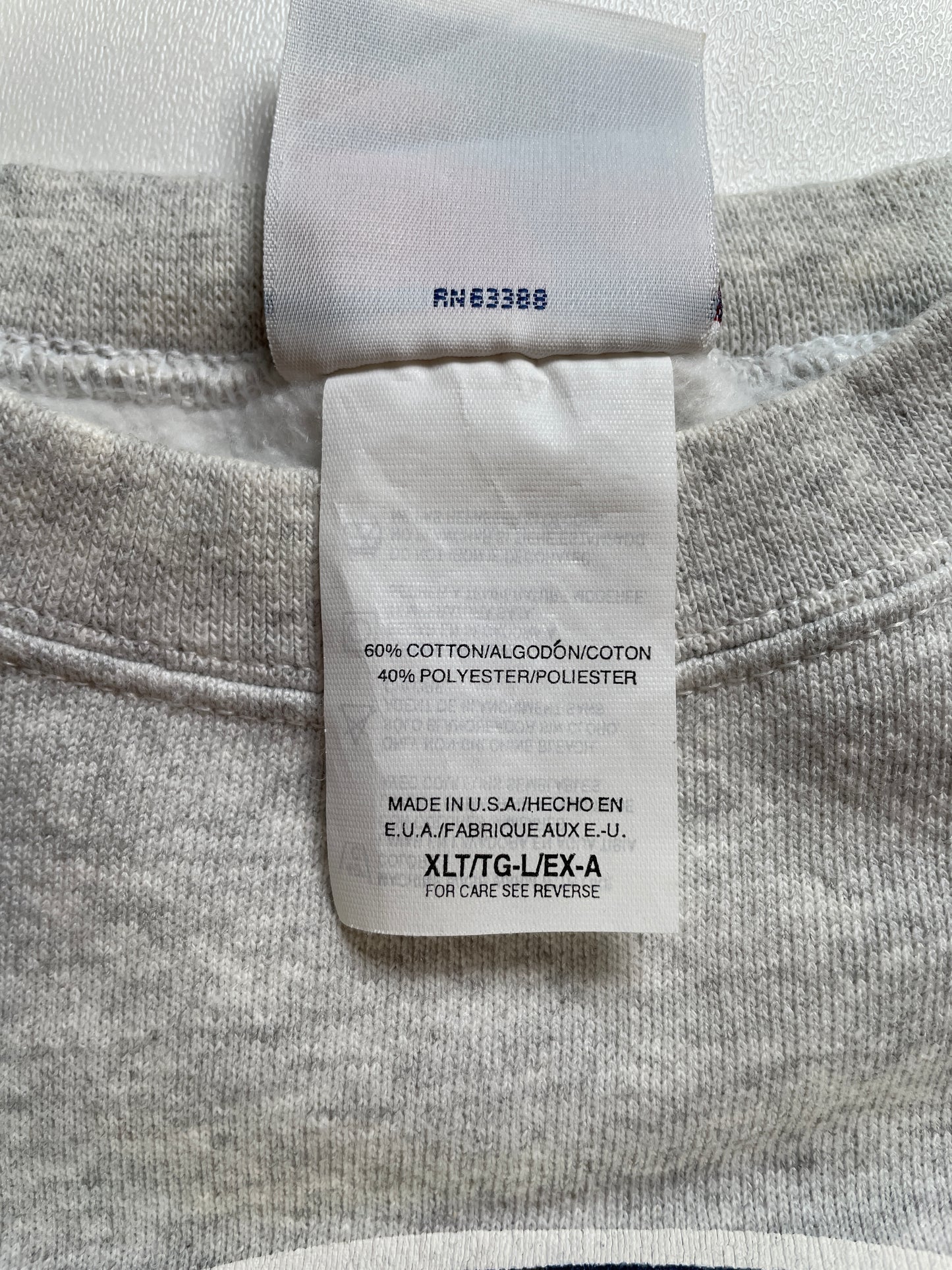 1995 SUPER BOWL DALLAS COWBOYS x PITTSBURGH STEELERS Made in USA Size XL Vintage NFL Sweat-Shirt / A7434