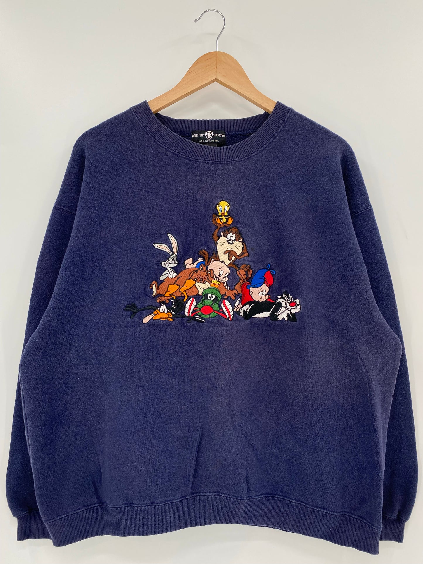 1995 LOONEY TUNES Size L Vintage Sweat-shirt / K6406
