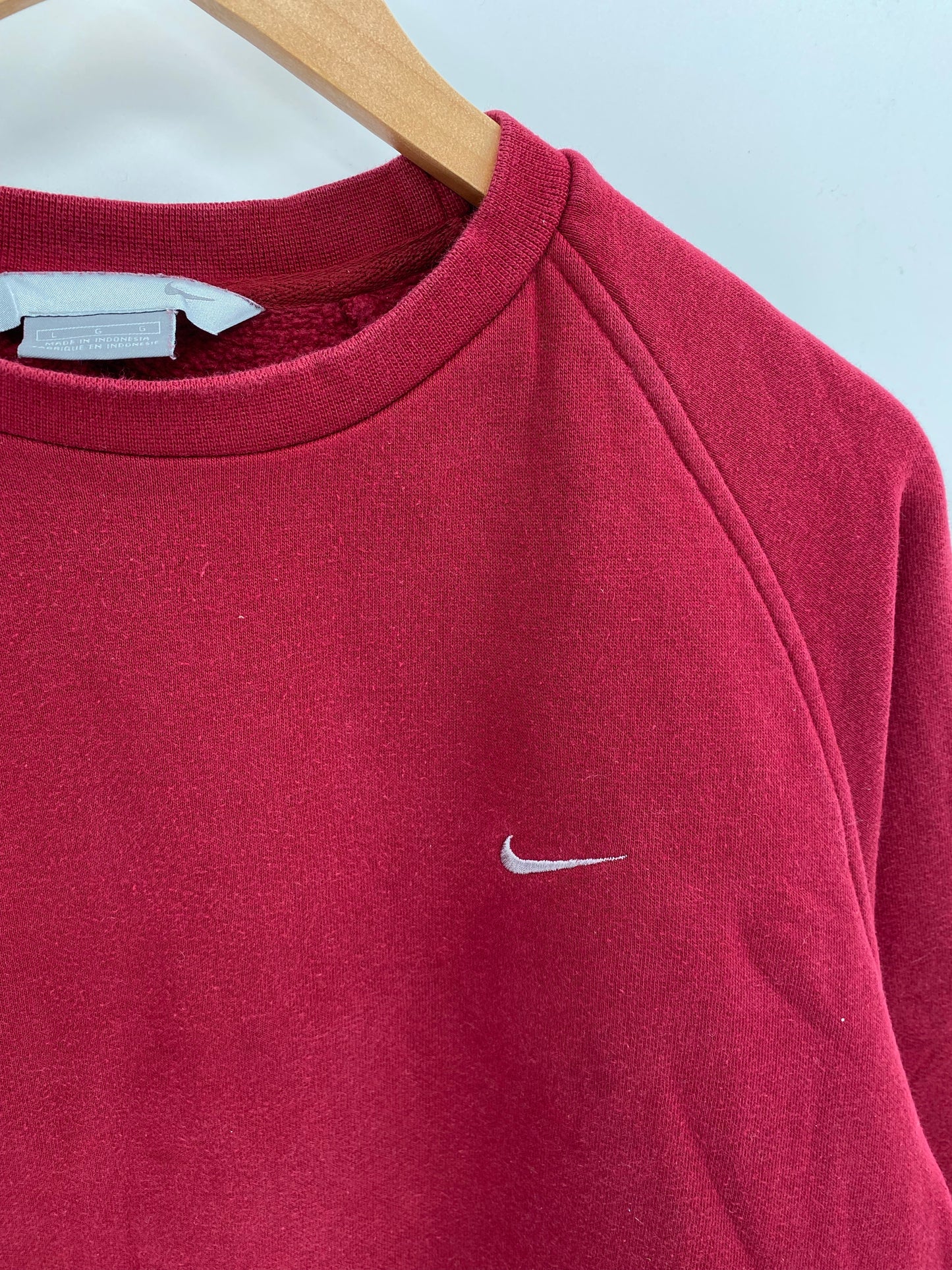 00' NIKE MINI SWOOSH Size L Vintage Sweat-shirt / K7173