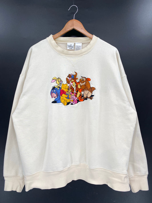 00’ WINNIE THE POOH Size XXL Vintage Sweat-shirt / K4581