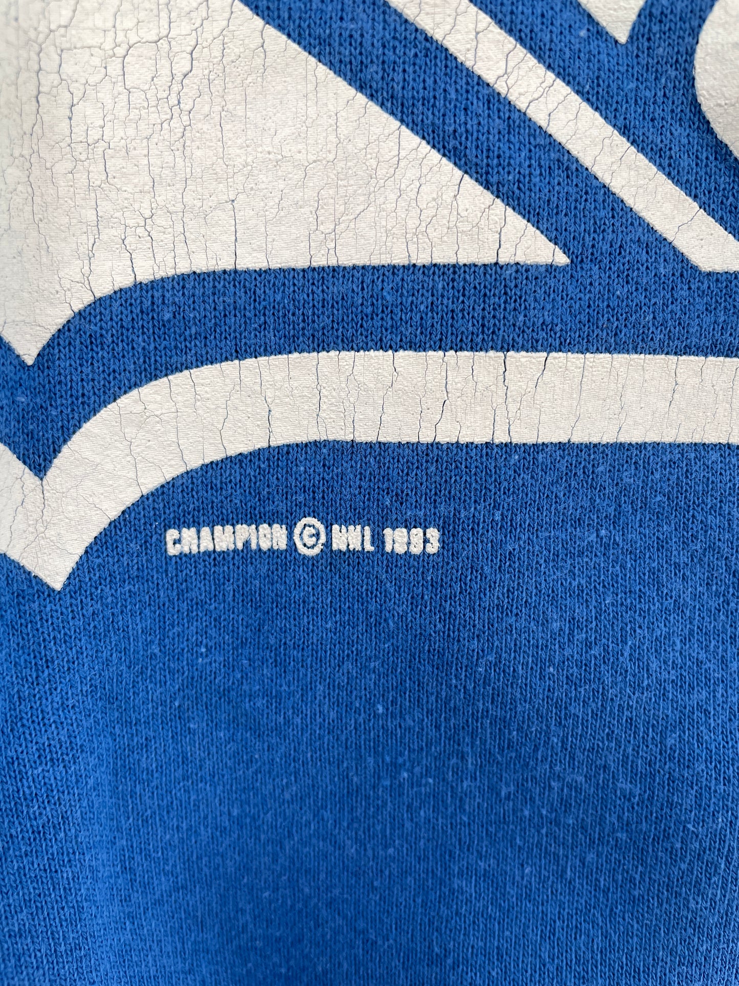 1993 CHAMPION x NEW YORK RANGERS Size L Vintage NHL Sweat-Shirt / E4088S