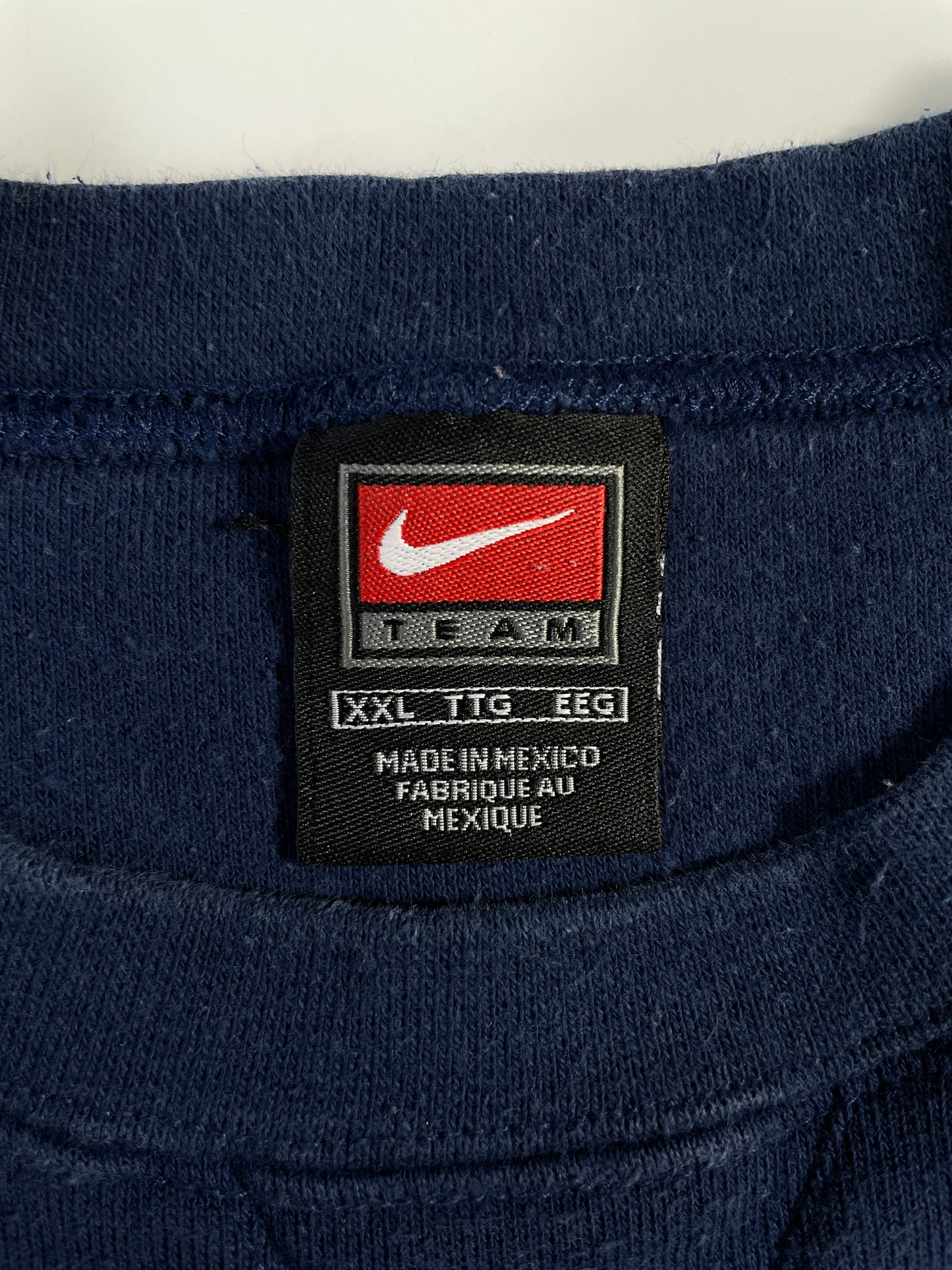 00' NIKE x CAROLINA Size XXL College Vintage Sweat-Shirt / A9336