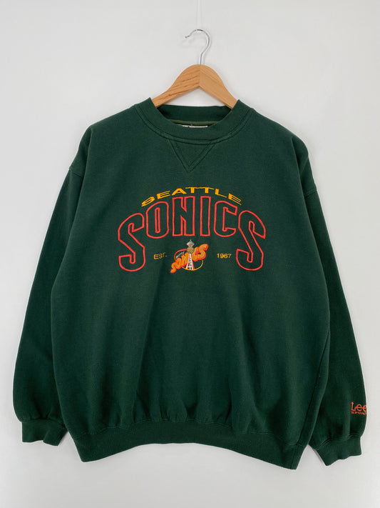 00' SEATTLE SONICS Size L Vintage Sweat-shirt / A9895