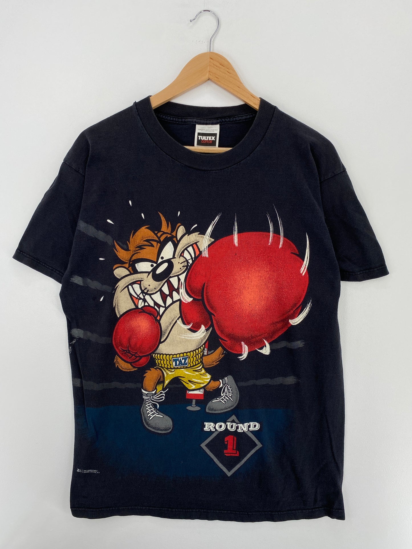 1993 LOONEY TUNES TAZ Size L Vintage T-Shirt / A4591