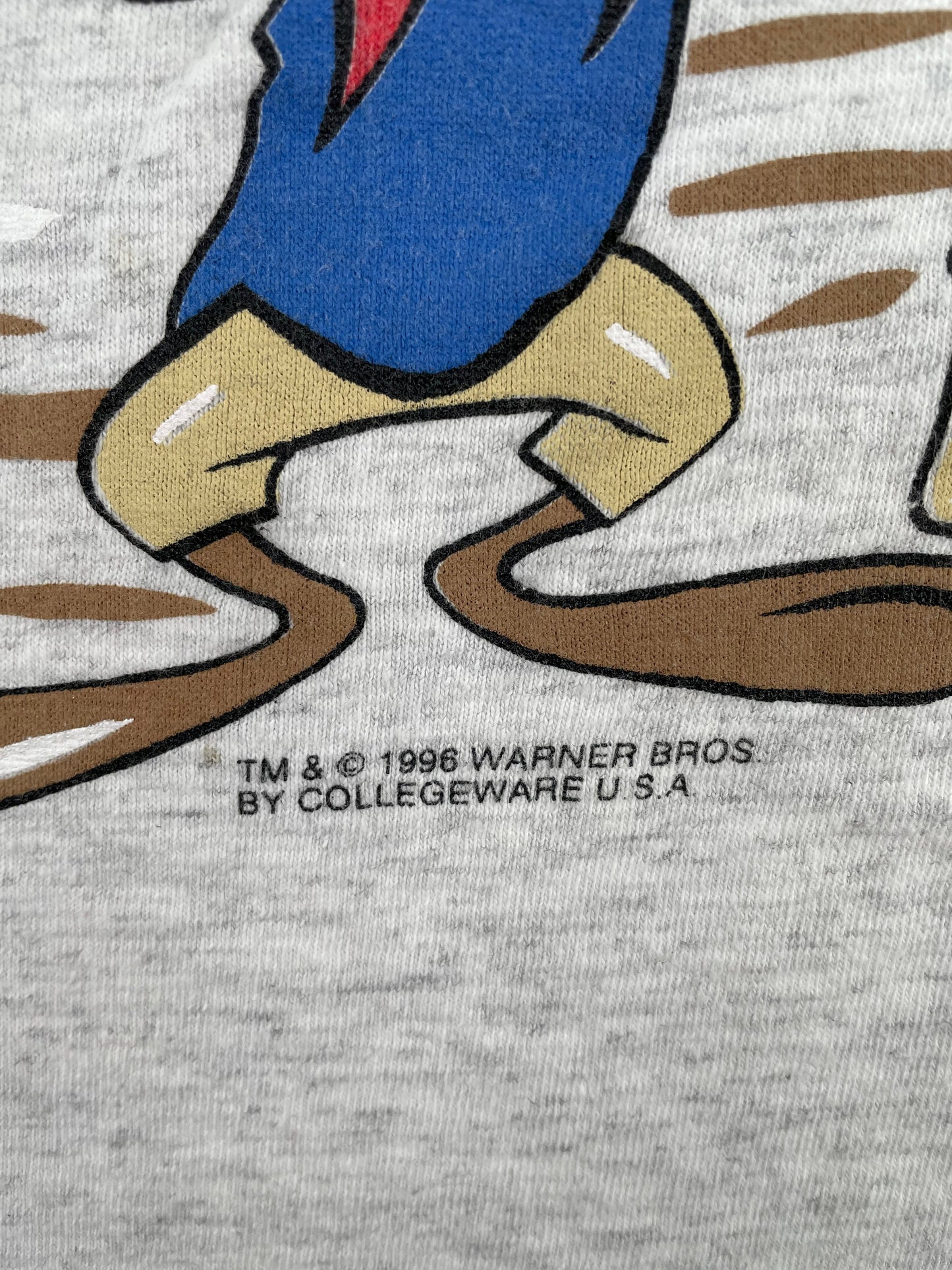 .1996 LOONEY TUNES SYLVESTER Made in USA Size One Size (Approx.XXL) Vintage T-Shirt / E2953T