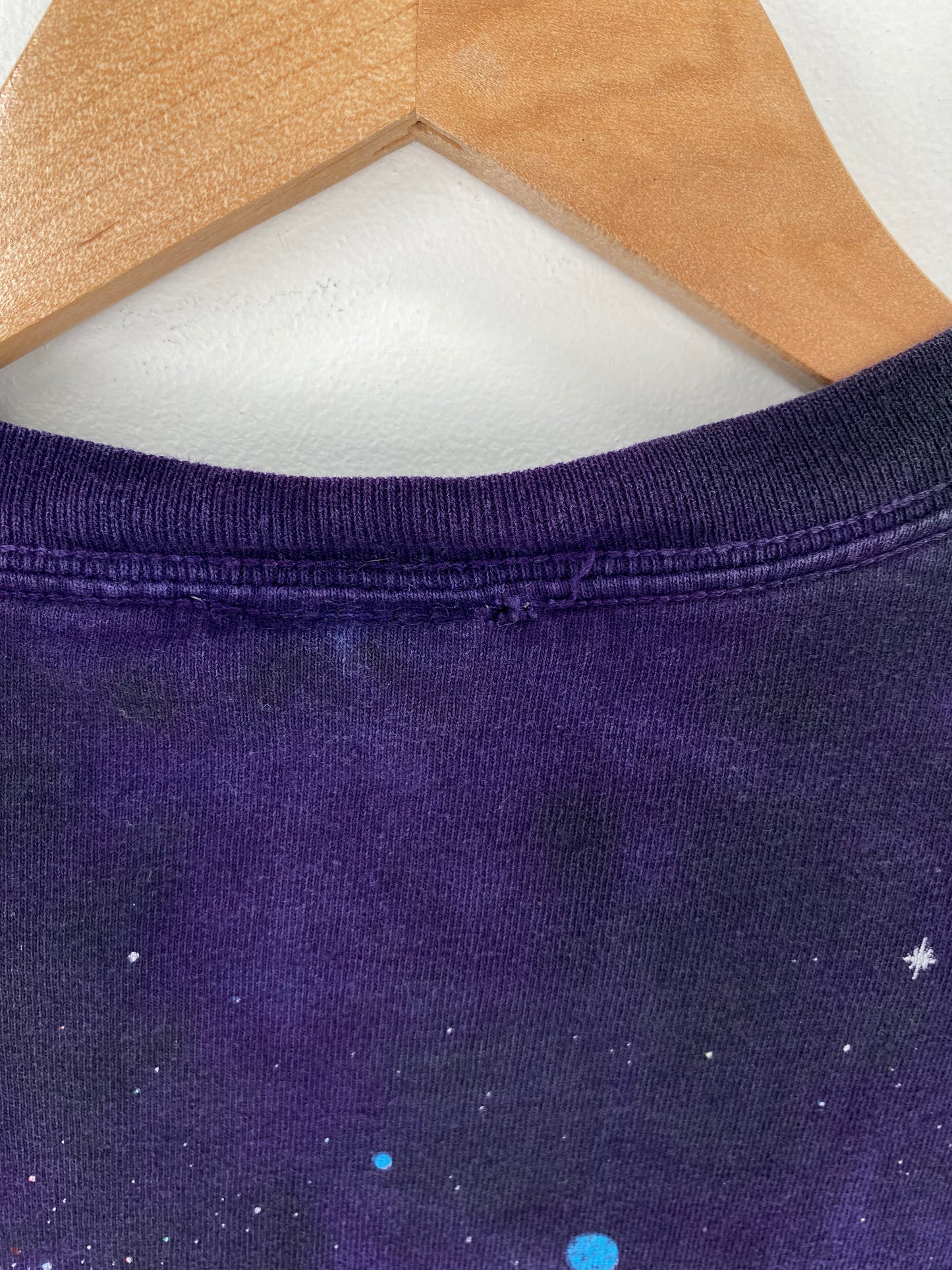 1992 LIQUID BLUE SPACE TIE-DYE Size No Tag(Approx.XL) Vintage T-shirt / A722