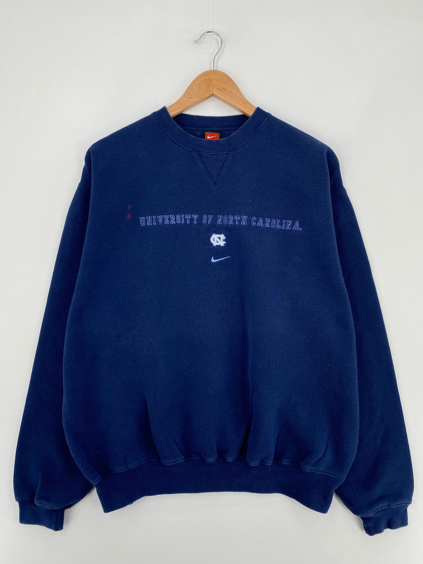 00’ NIKE x UNIVERSITY OF NORTH CAROLINA Size M Vintage College Sweat-shirt / E2257S