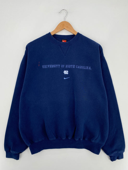 00’ NIKE x UNIVERSITY OF NORTH CAROLINA Size M Vintage College Sweat-shirt / E2257S
