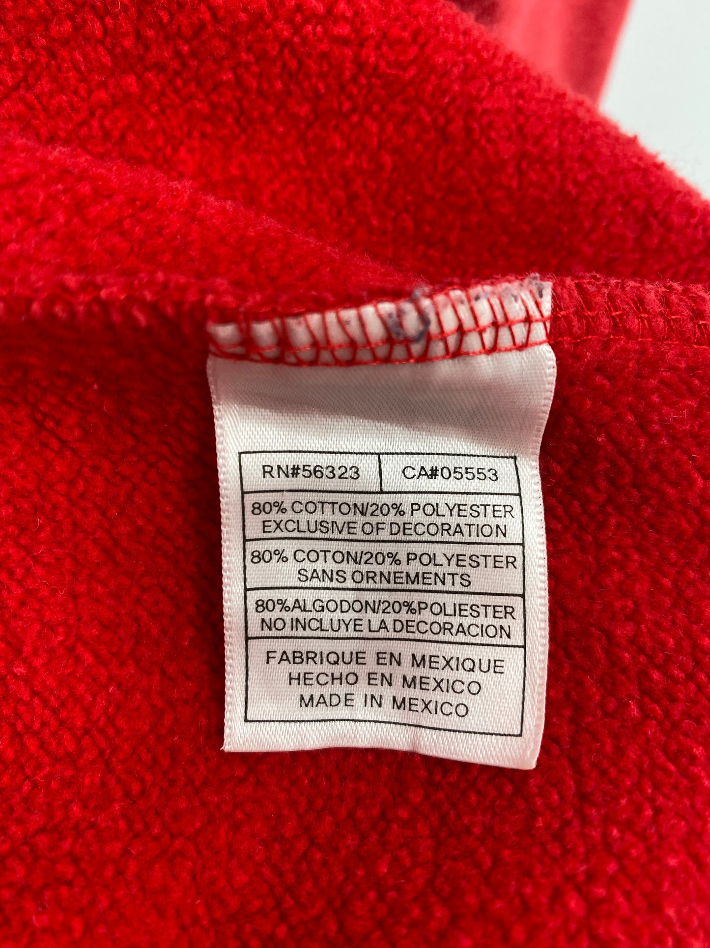 00' NIKE UNIVERSITY OF WISCONSIN Size XXL Vintage Hoodie Sweat-Shirt / K6114