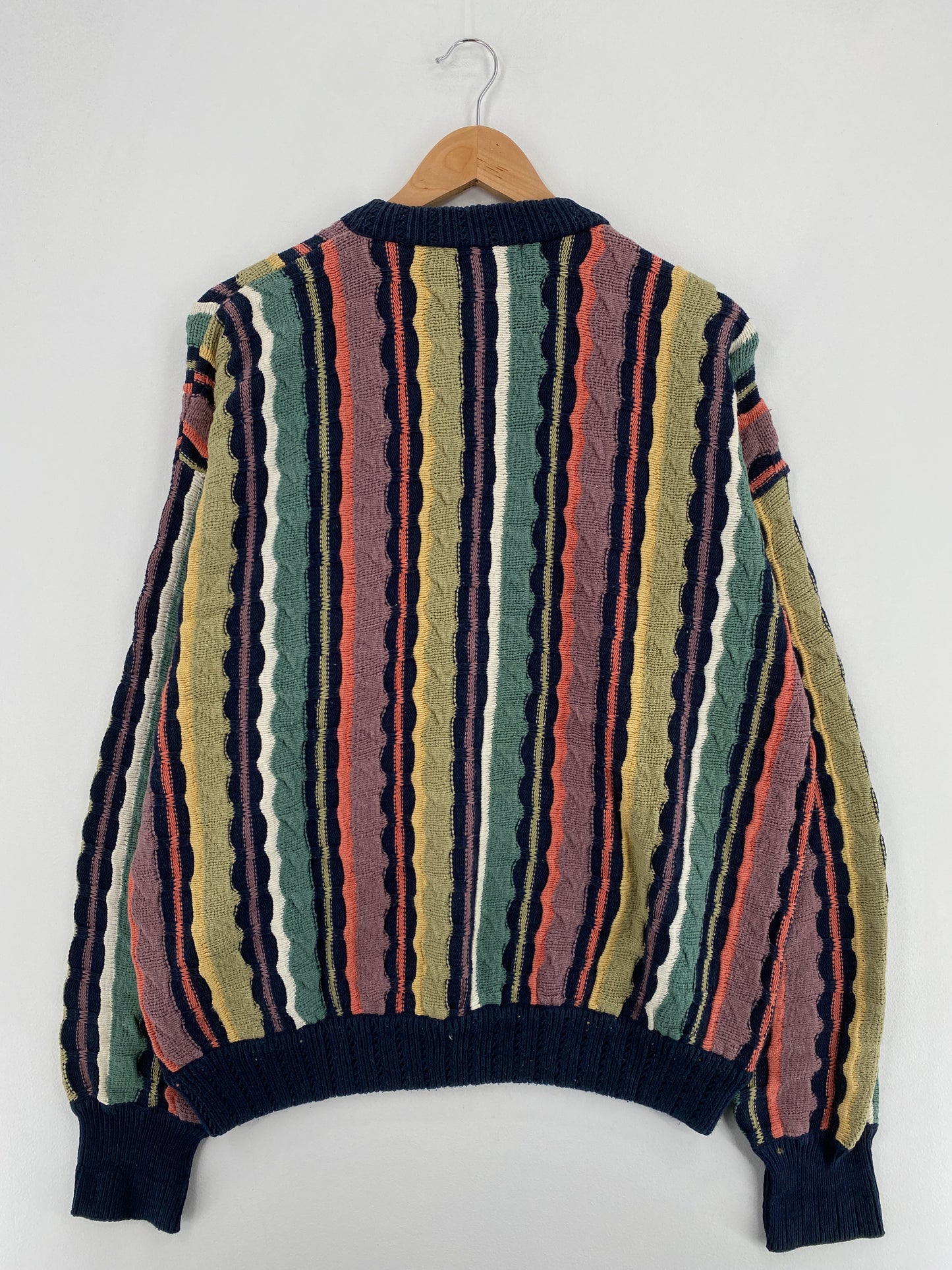 Vintage 3D COOGI- Style Size L Knit Sweater / E964