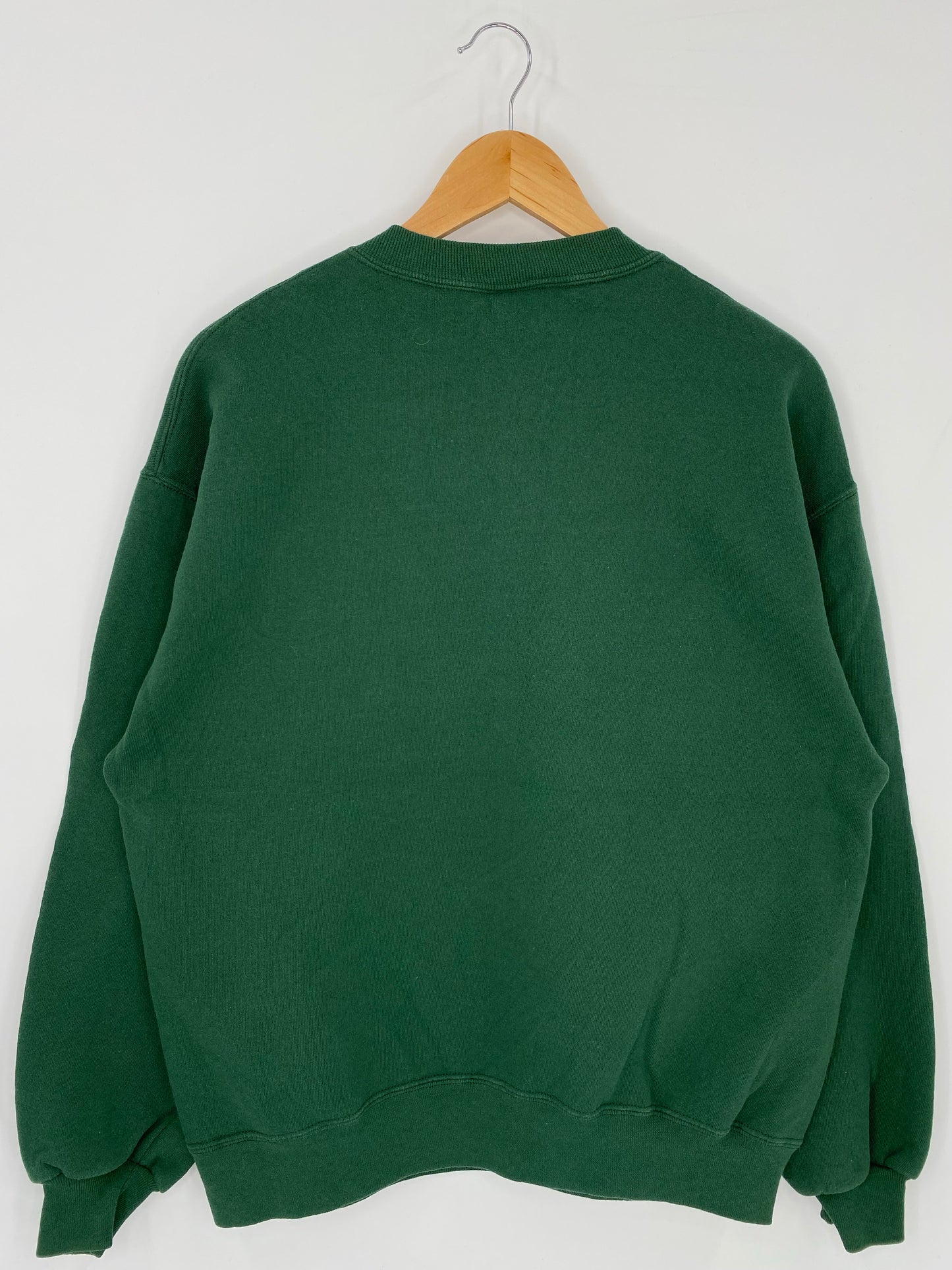 1995' GREEN PACKERS Made in USA Size L Vintage NFL Sweat - Shirt/ K5796