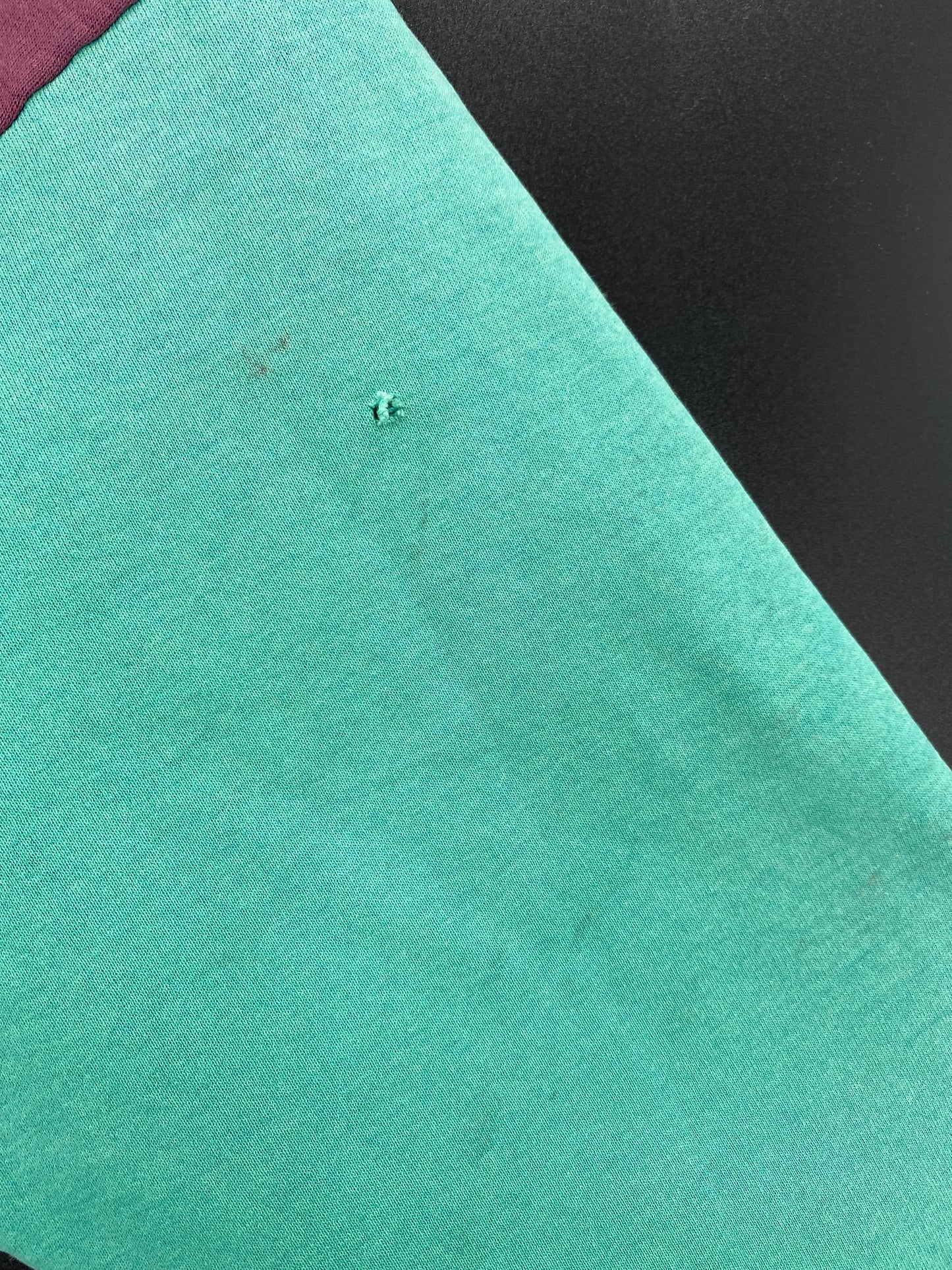 1993 ANAHEIM DUCKS MIGHTY Made in USA Size XL Vintage NHL Hoodie Long Sleeve T-Shirt /