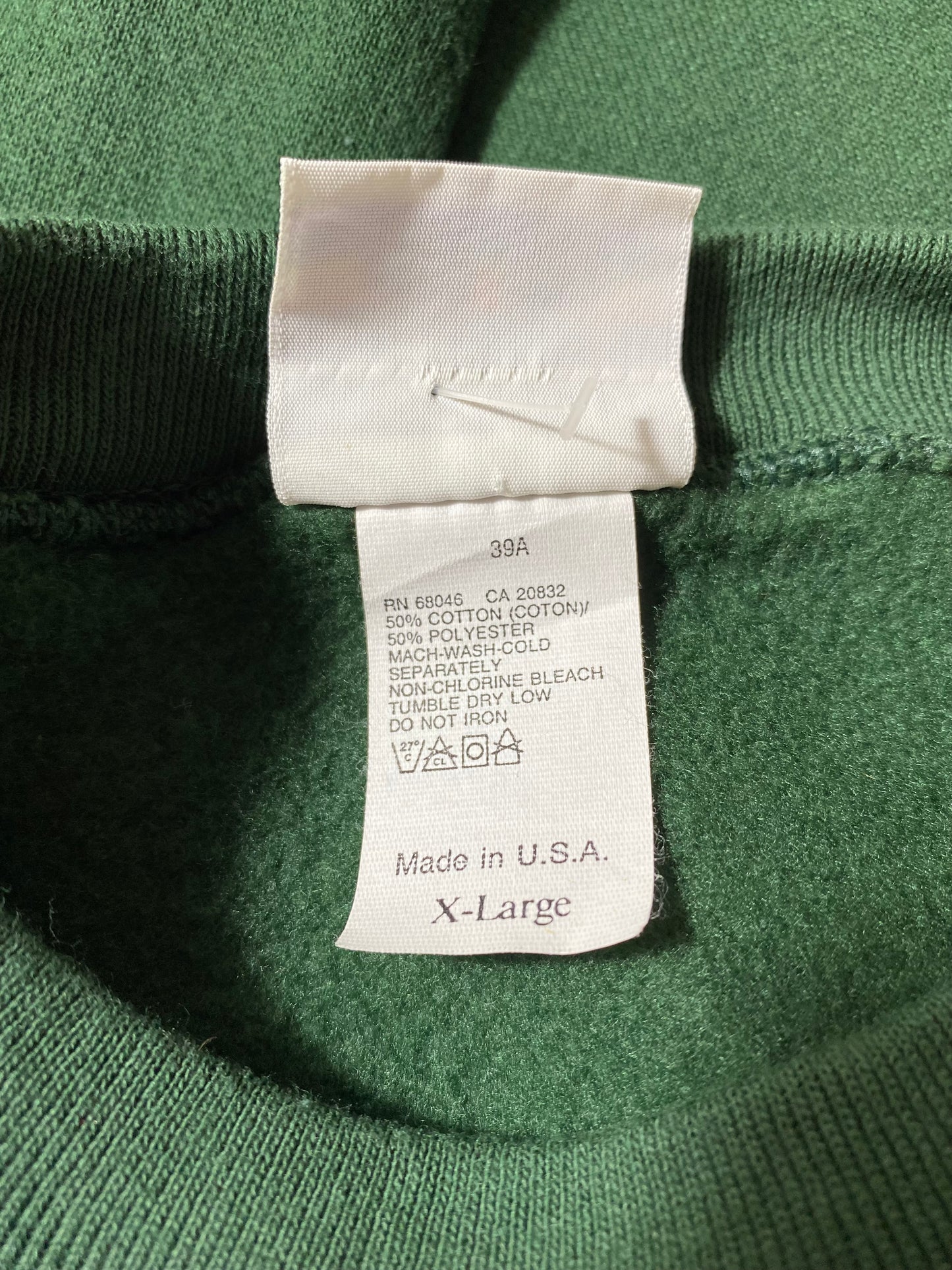 90’s MIAMI GANES Made in USA Size XL Sweat - Shirt/ K6539