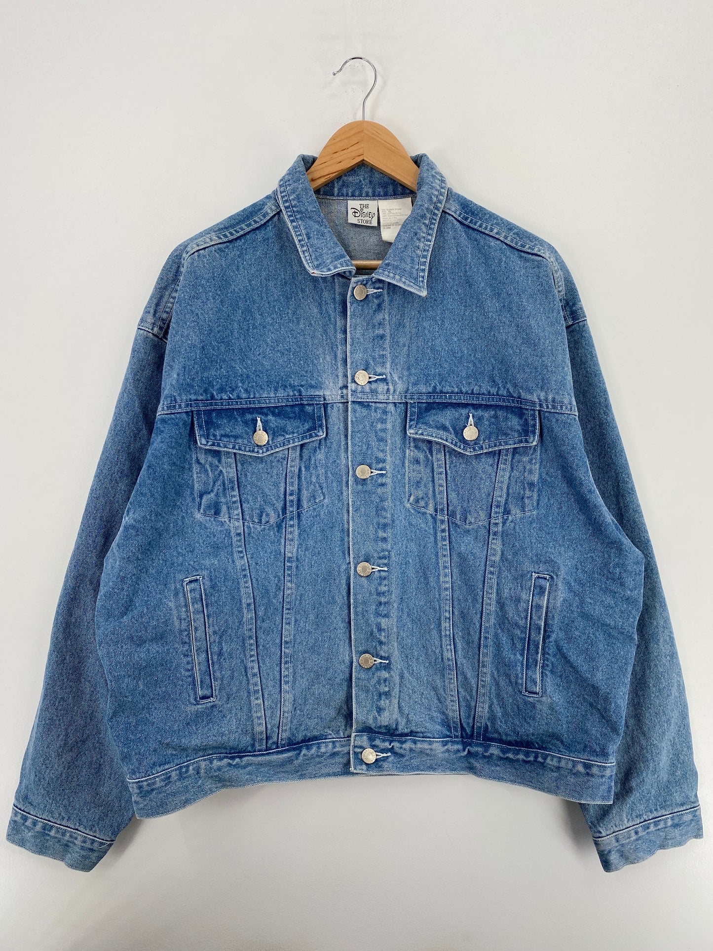 00' DISNEY WINNIE THE POOH Size XL Vintage Denim Jacket / A5882