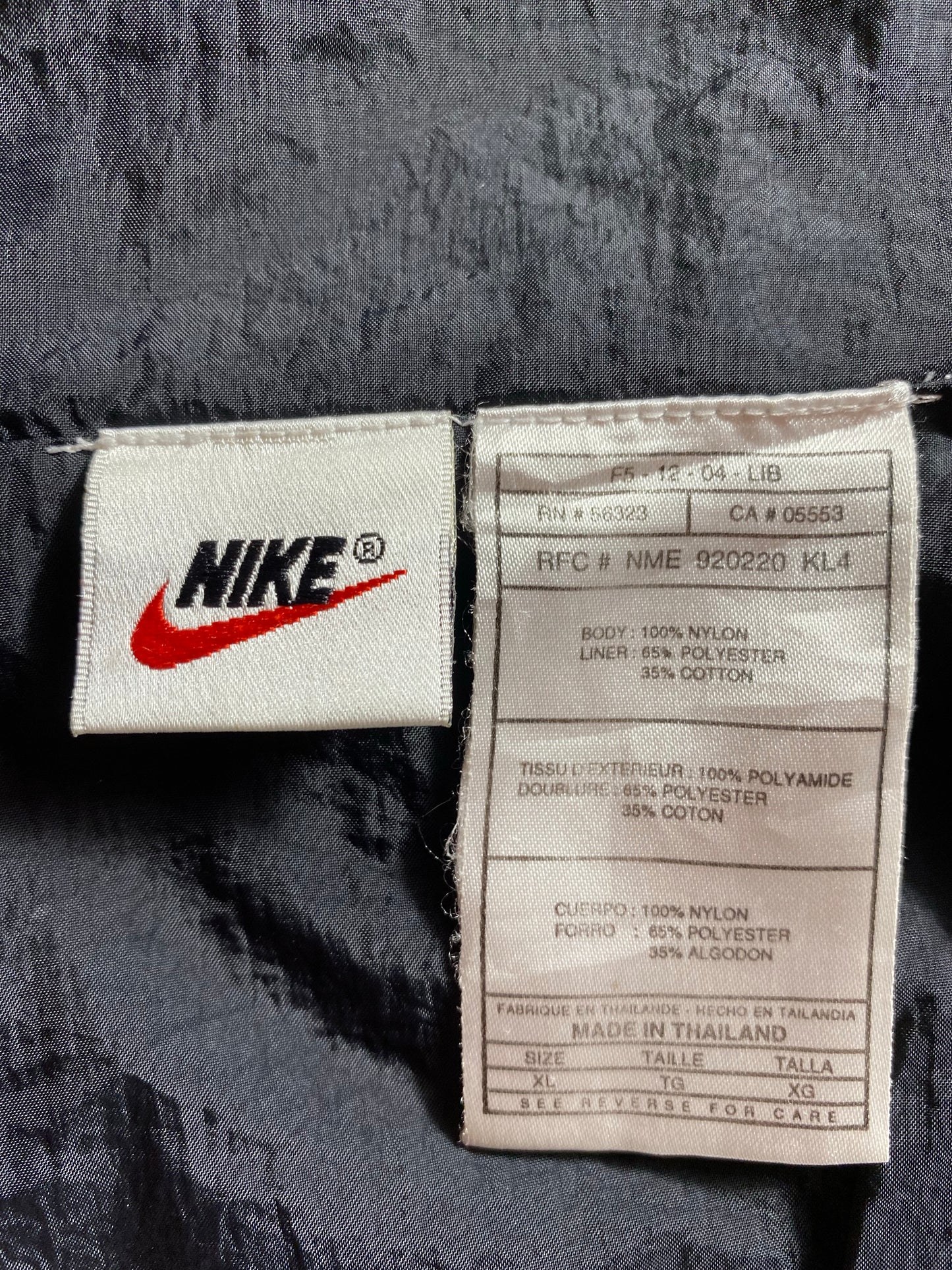 90’s NIKE Size XL Vintage Nylon-Jacket / K4281