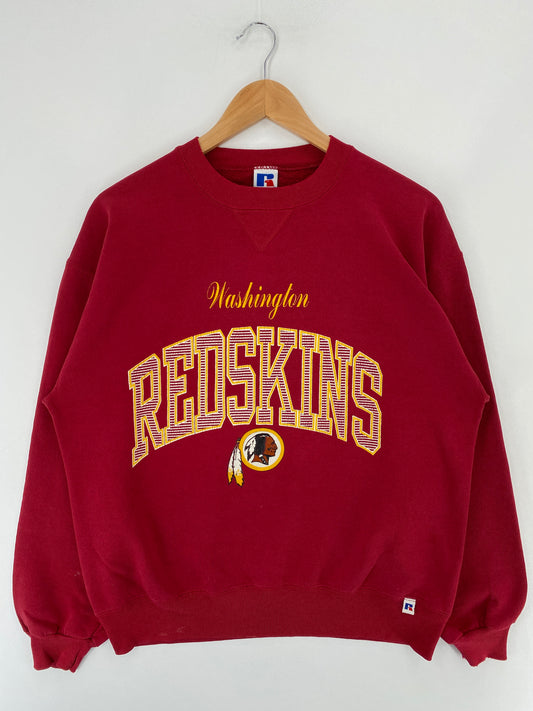 90’s RUSSELL x WASHINGTON REDSKINS Made in USA Size L Vintage NFL Sweat-Shirt / E6212S