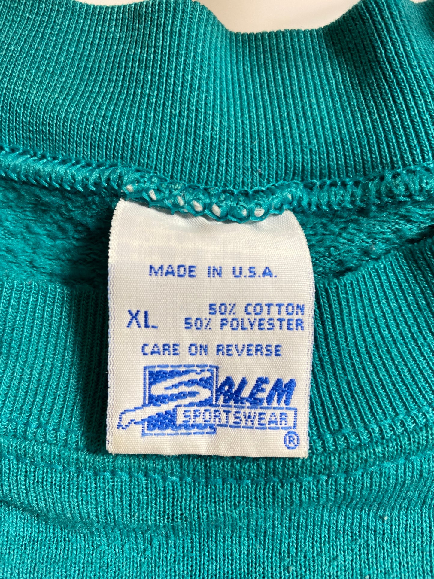 1995’ DOLPHINS Made in USA Size XL Vintage NFL Sweat shirt / k1
