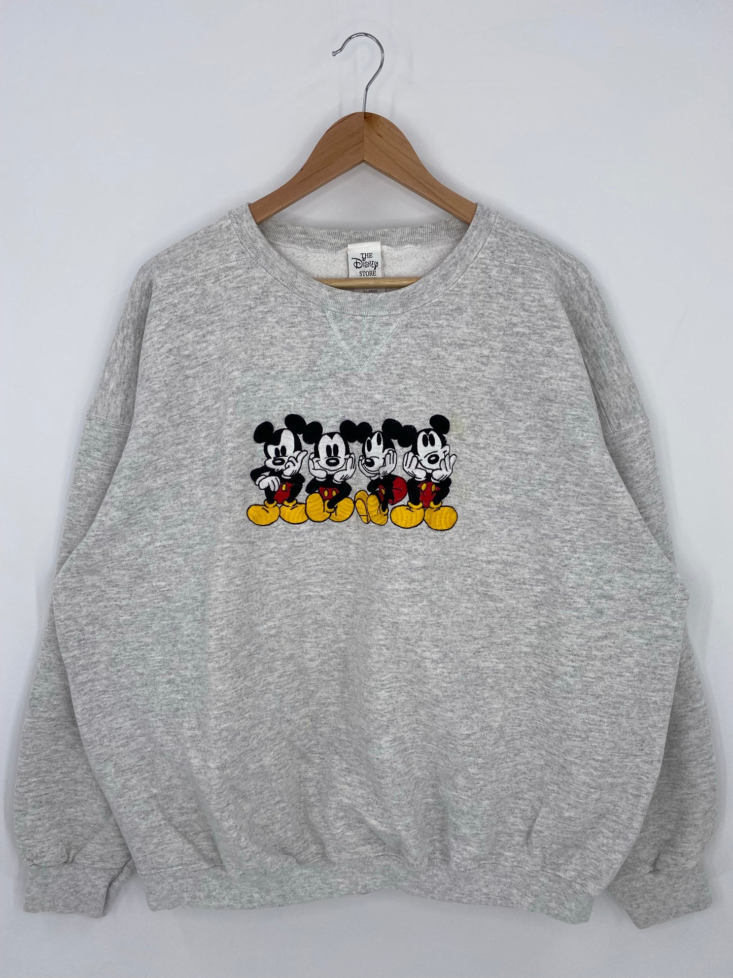 90’s DISNEY MICKEY Made in USA Size XL Vintage Sweat-shirt / K6158