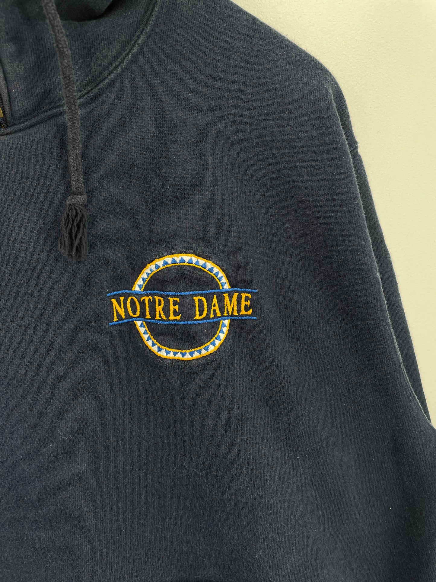 90's CHAMPION x NOTRE DAME Made in USA Size XL Vintage College Hoodie Sweat-shirt / E1342S
