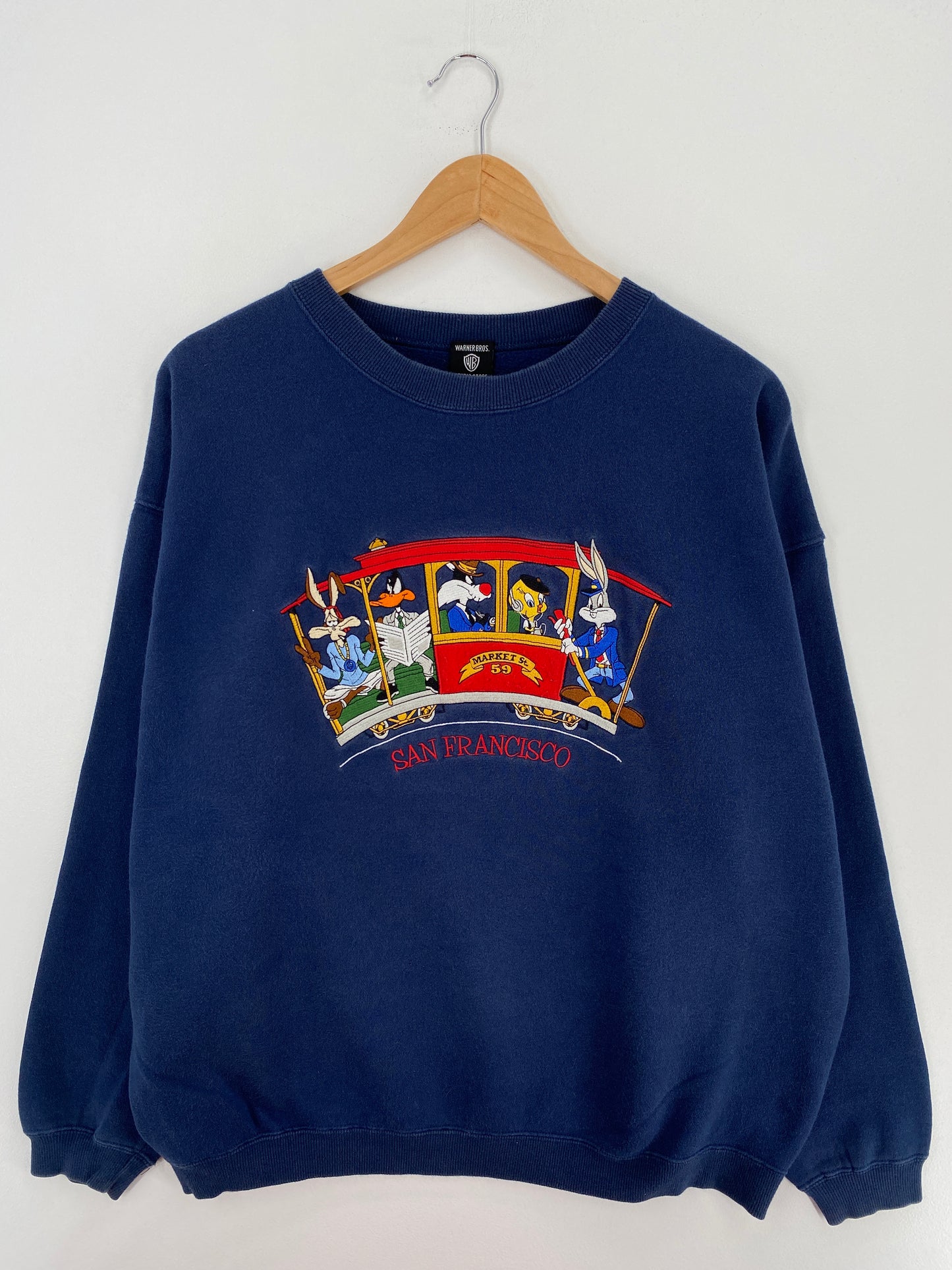 1998 LOONEY TUNES Size L Vintage Sweat-shirt / A4654