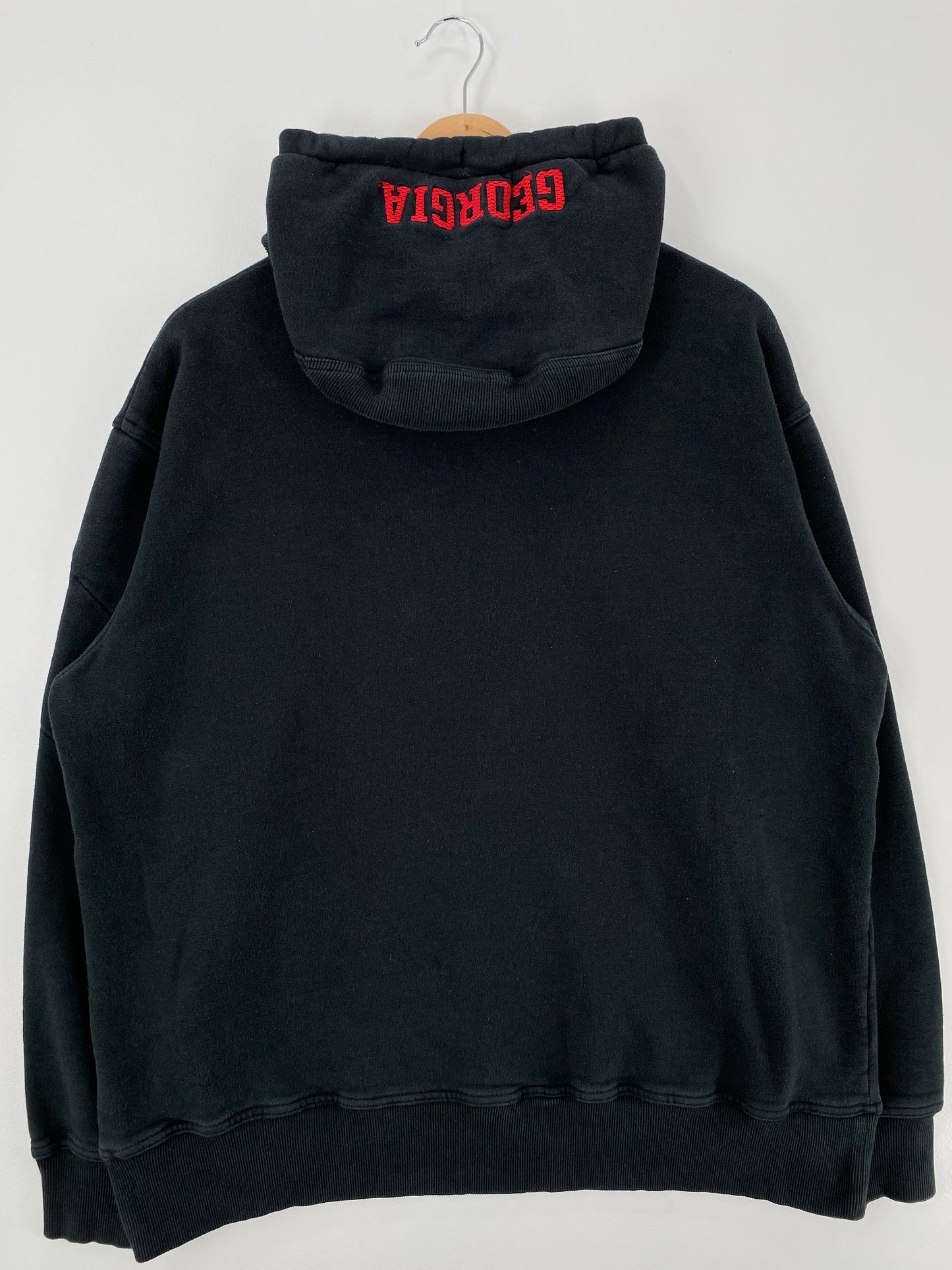 00' NIKE GEORGIA Size L Vintage College Hoodie Sweat-shirt / A637