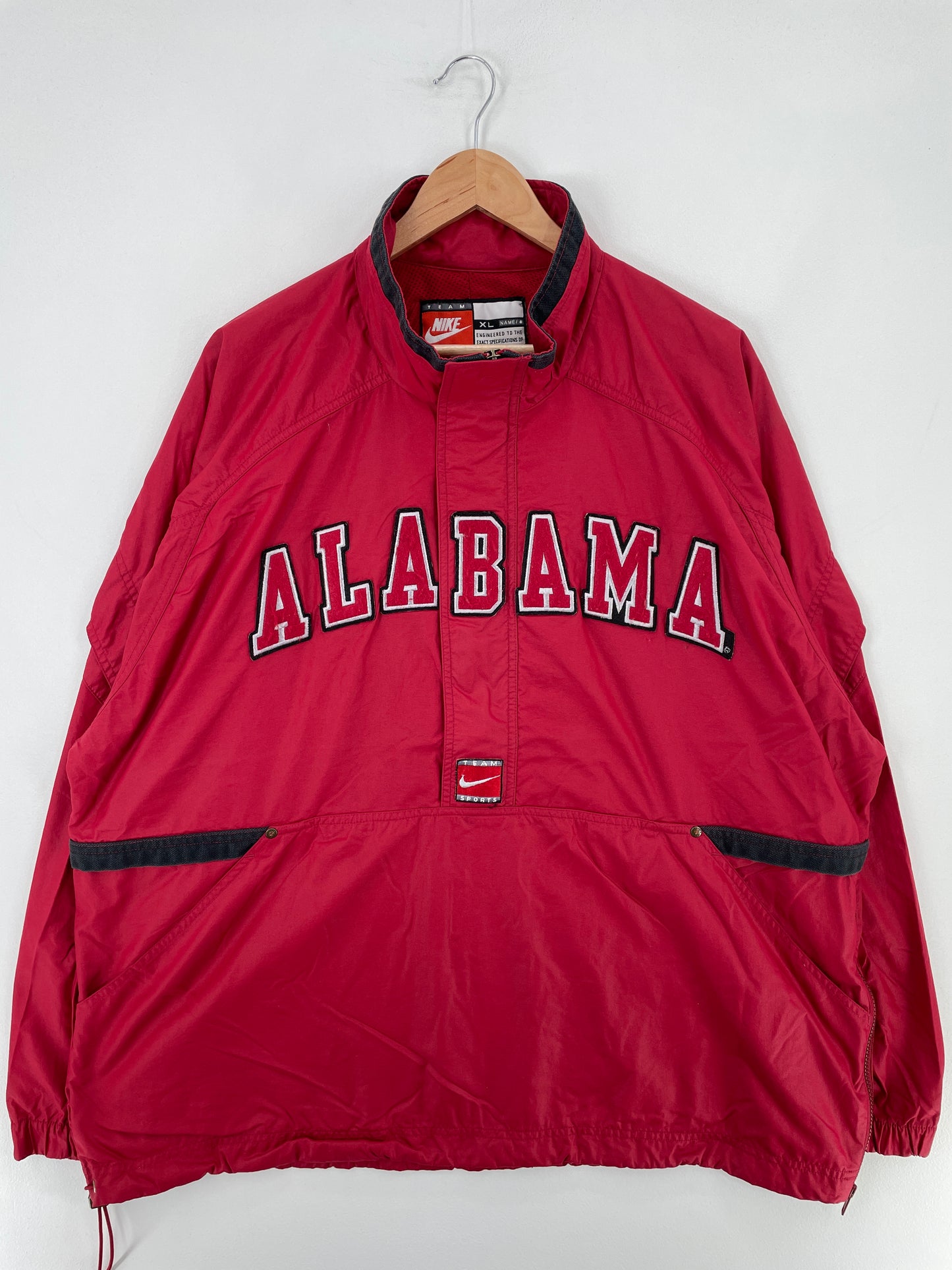 90’s NIKE x ALABAMA Size XL Vintage College Nylon Jacket / G4402N