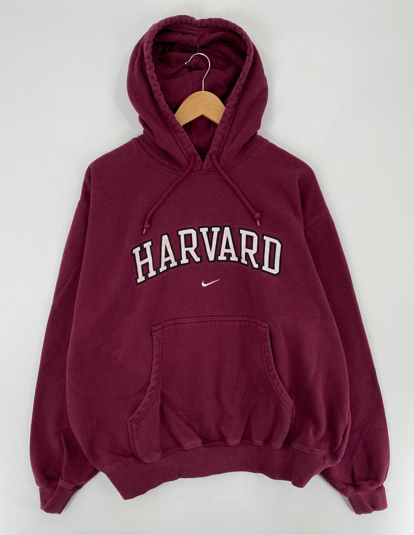 00' NIKE x HARVARD Size L Vintage College Hoodie Sweat-shirt / E3150S