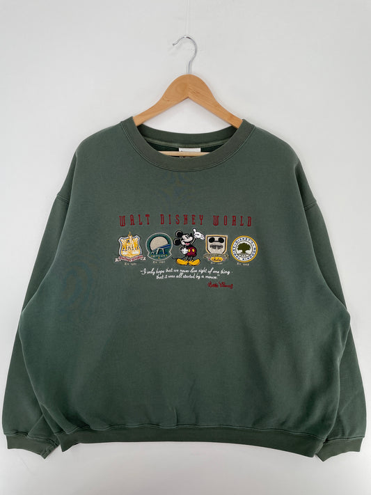 00' DISNEY MICKEY Size XXXL Vintage Sweat-shirt / A4253