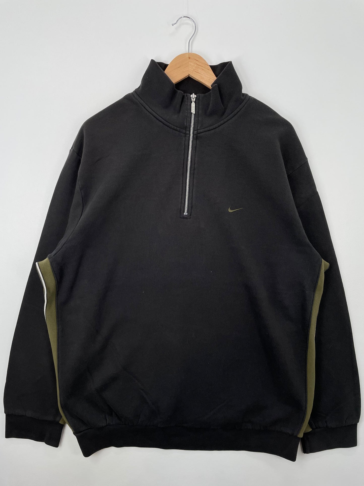 00' NIKE Size XL Vintage Half Zip-up Sweat-Shirt / E3301S