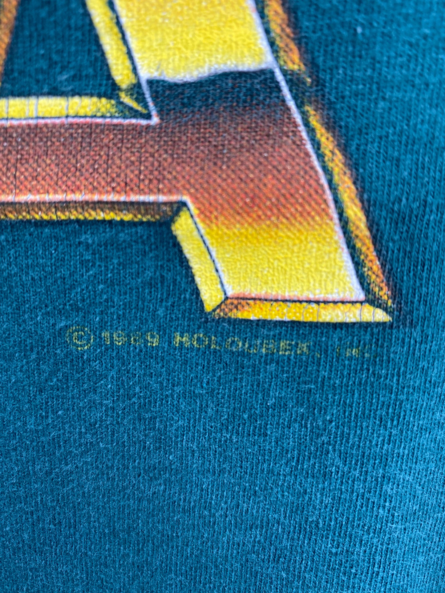 1989 HARLEY DAVIDSON Made in USA Size L Vintage T-Shirt / K4312