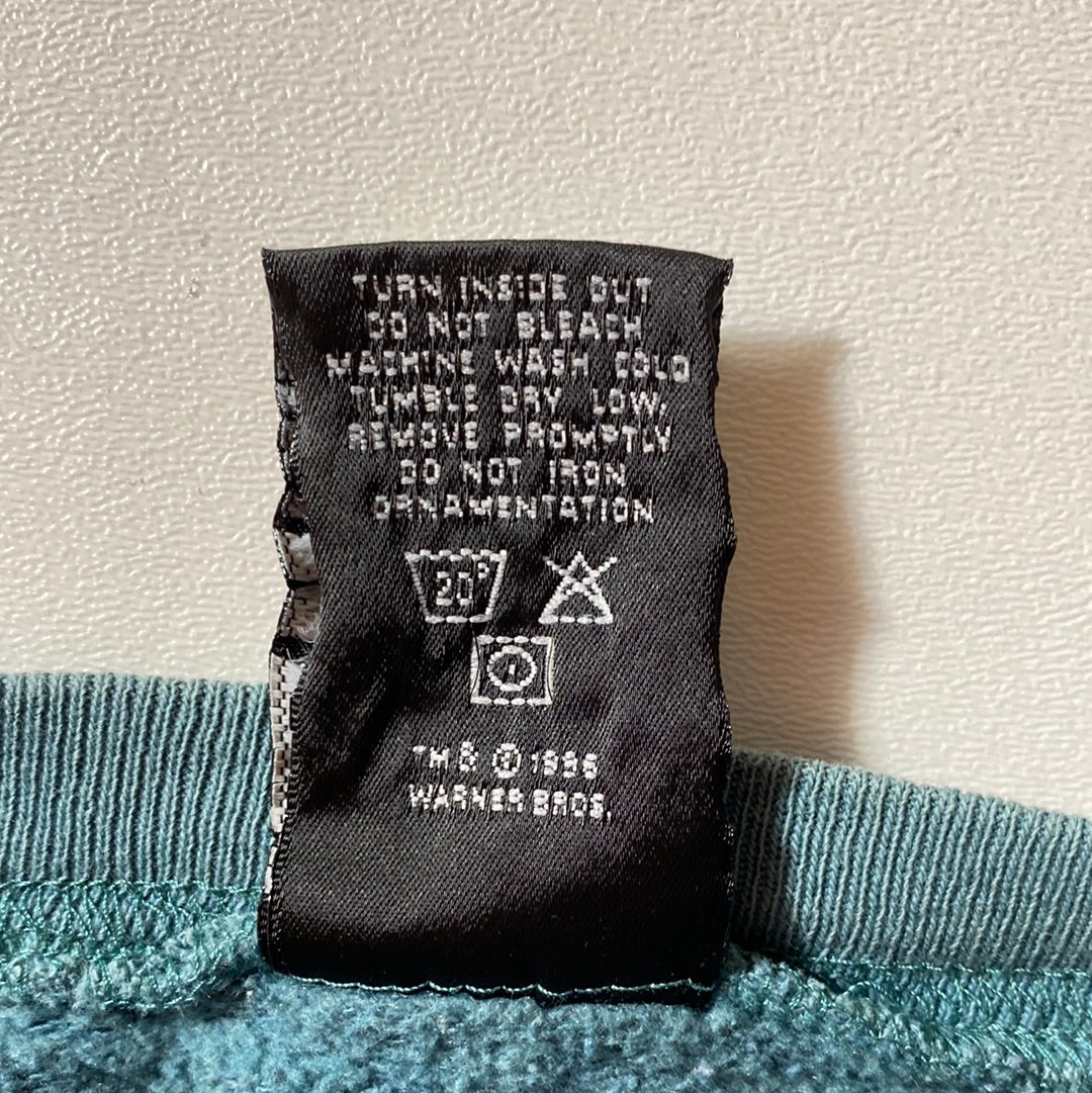 1995 LOONEY TUNES TAZ Made in USA Size L Vintage Sweat-shirt / K8431