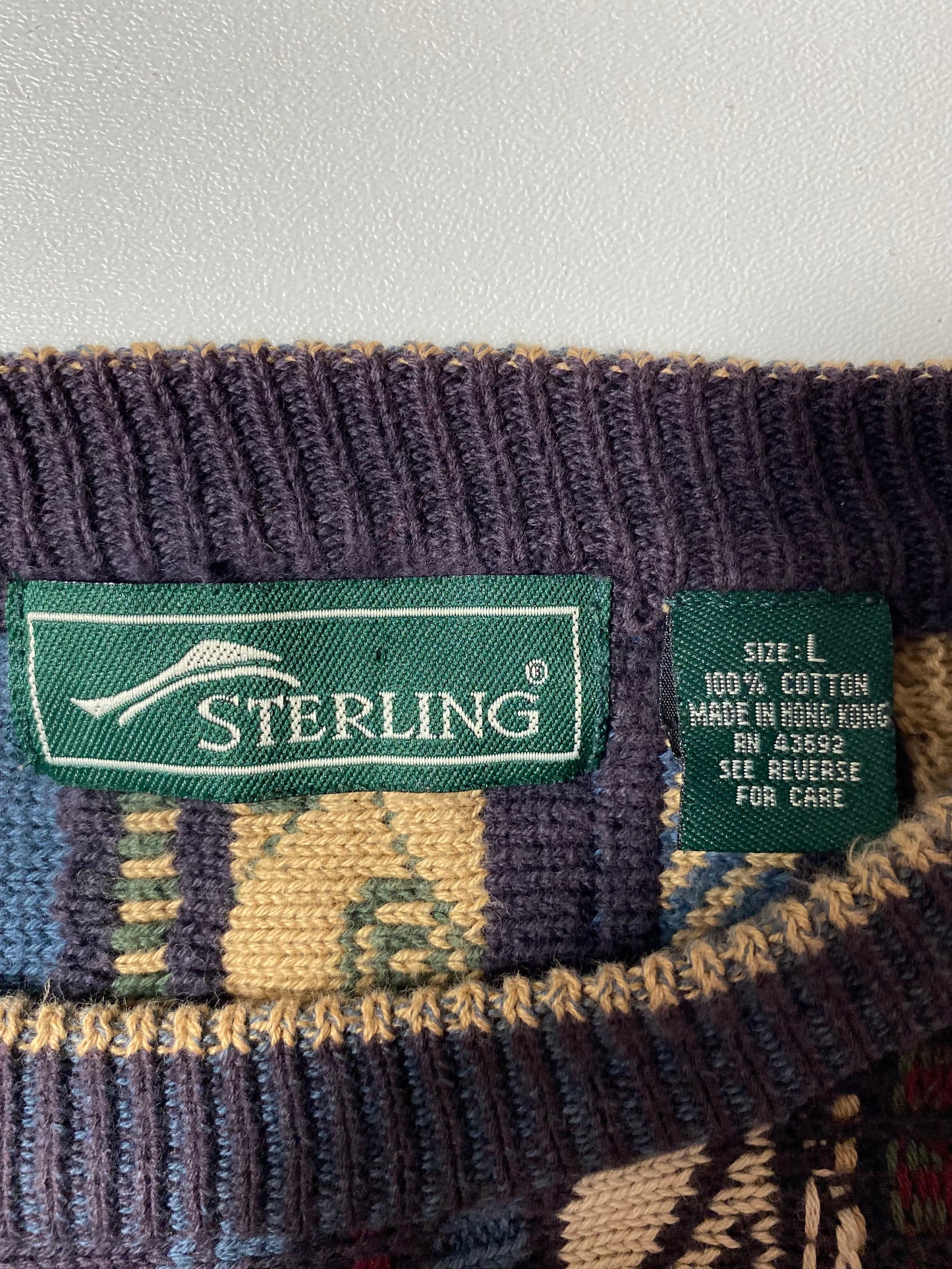 Vintage 3D COOGI- Style Size L Knit Sweater / K4735