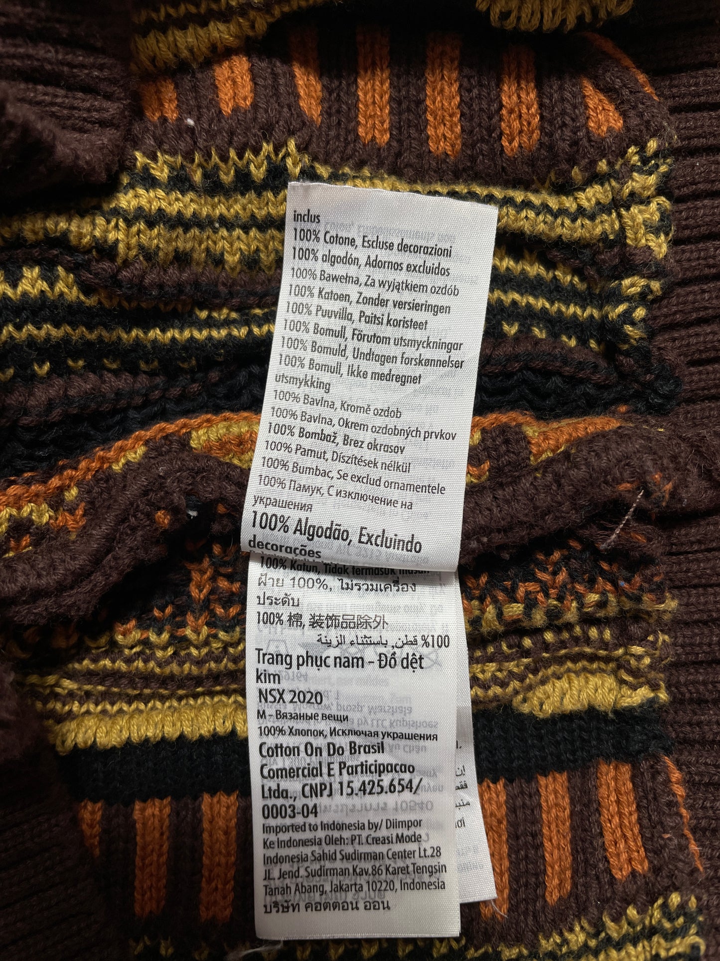 Vintage 3D COOGI- Style Size M Knit Sweater / A8265