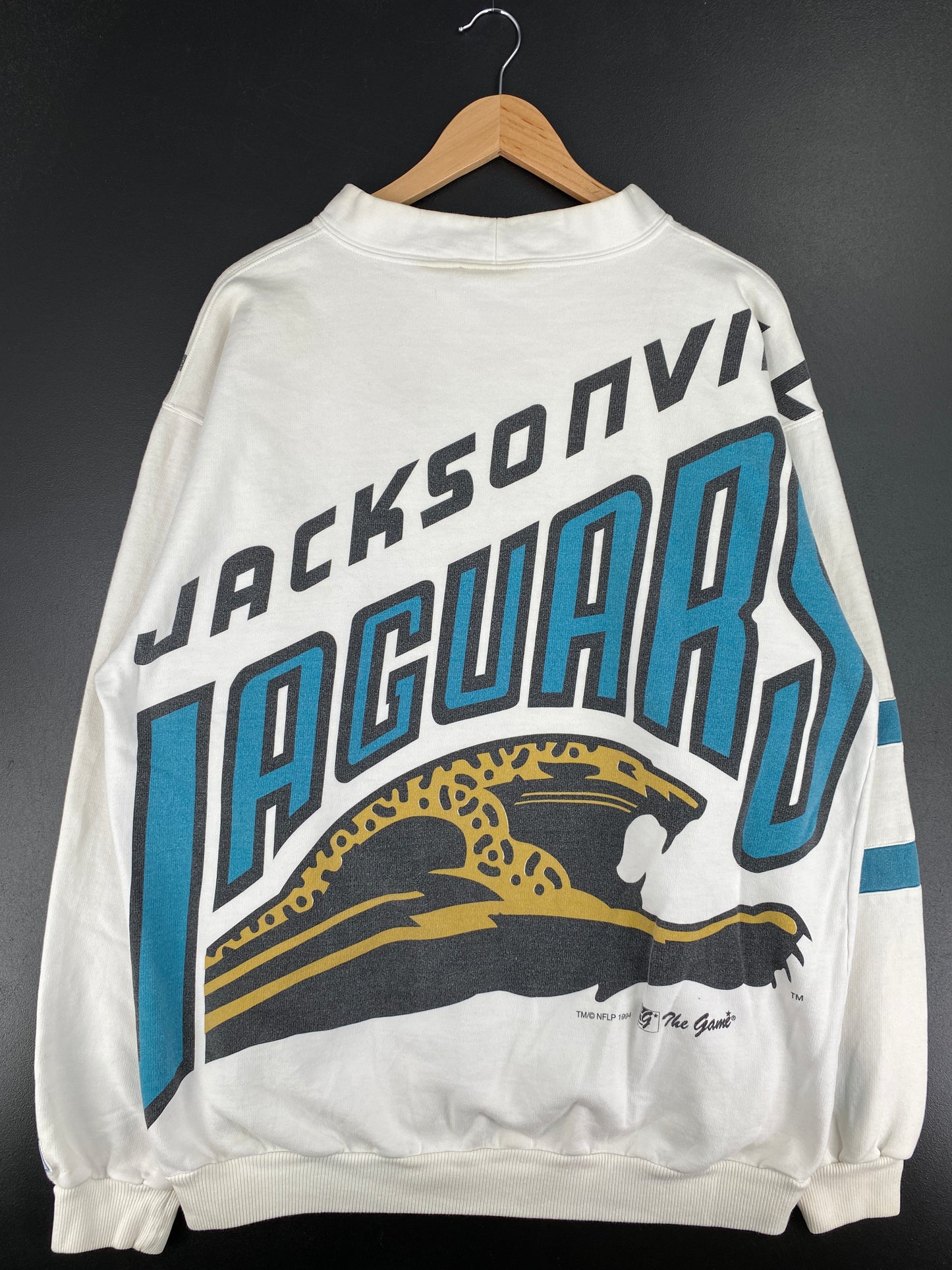 1994 JACKSONVILLE JAGUARS Size XL Vintage NFL Sweat-Shirt / A6429