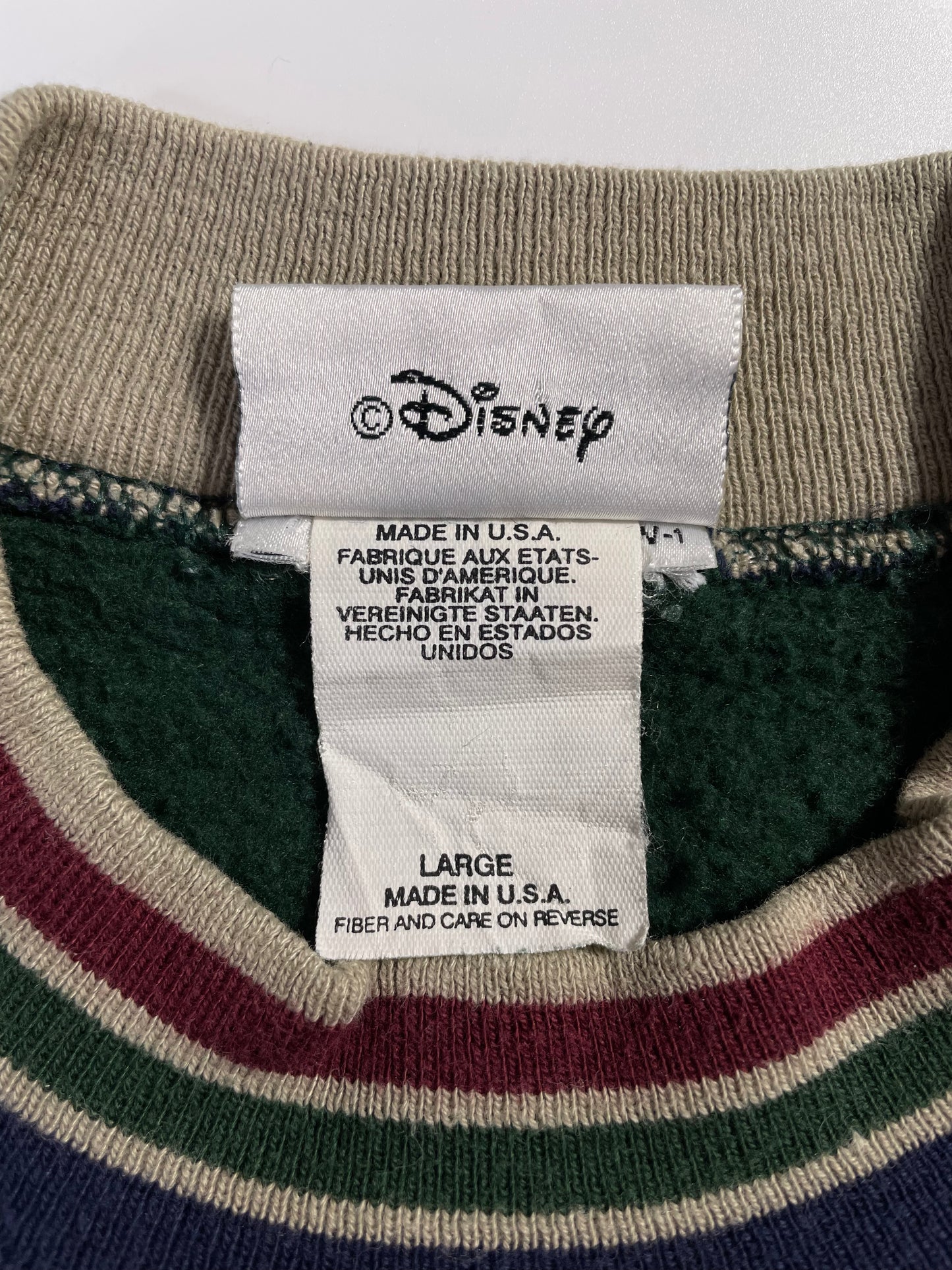 00’ DISNEY TIGGER Made in USA Size L Vintage Sweat-Shirt / A1235