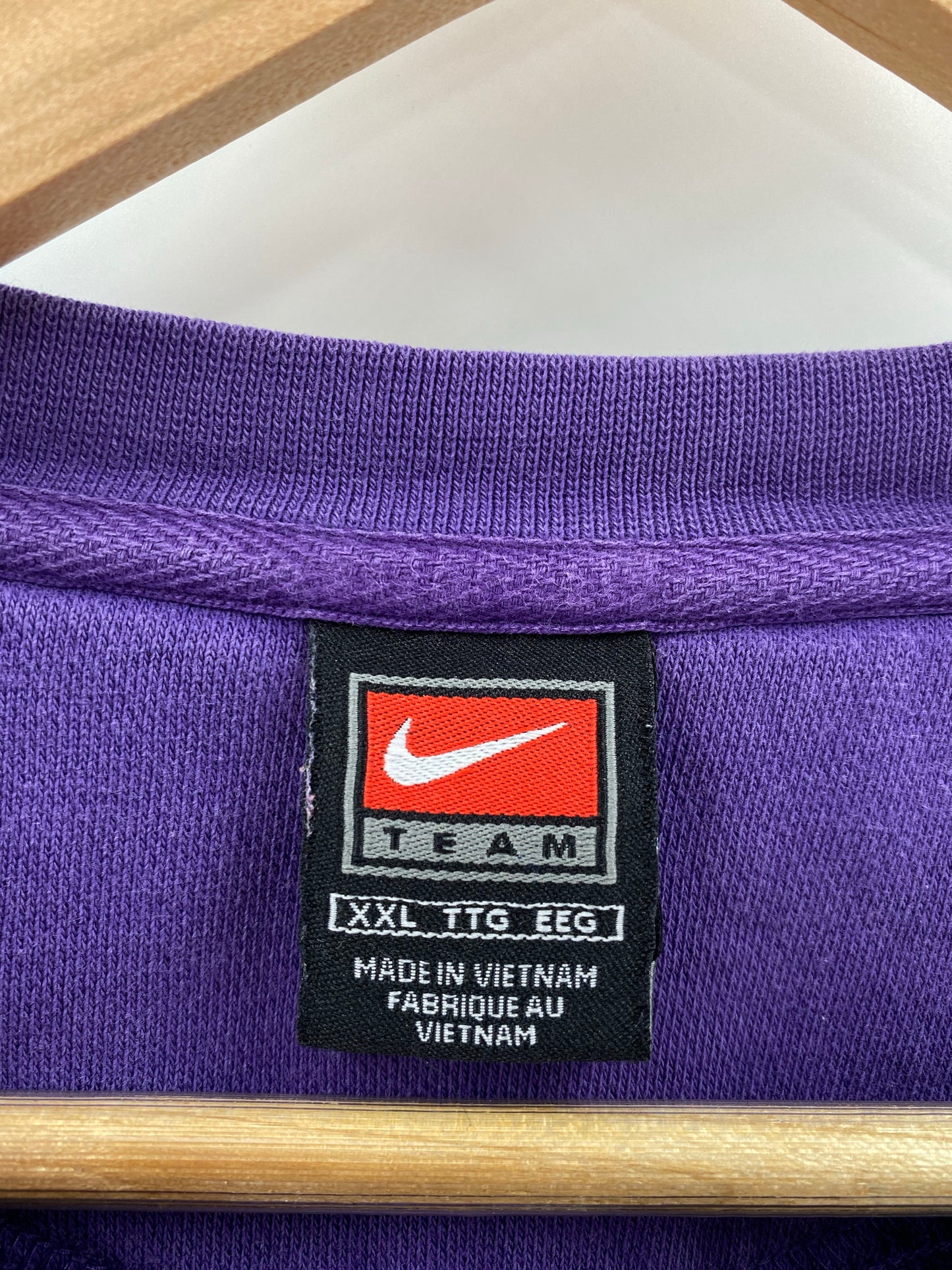 00' NIKE KANSAS STATE Size XXL Vintage Sweat-shirt / K5961