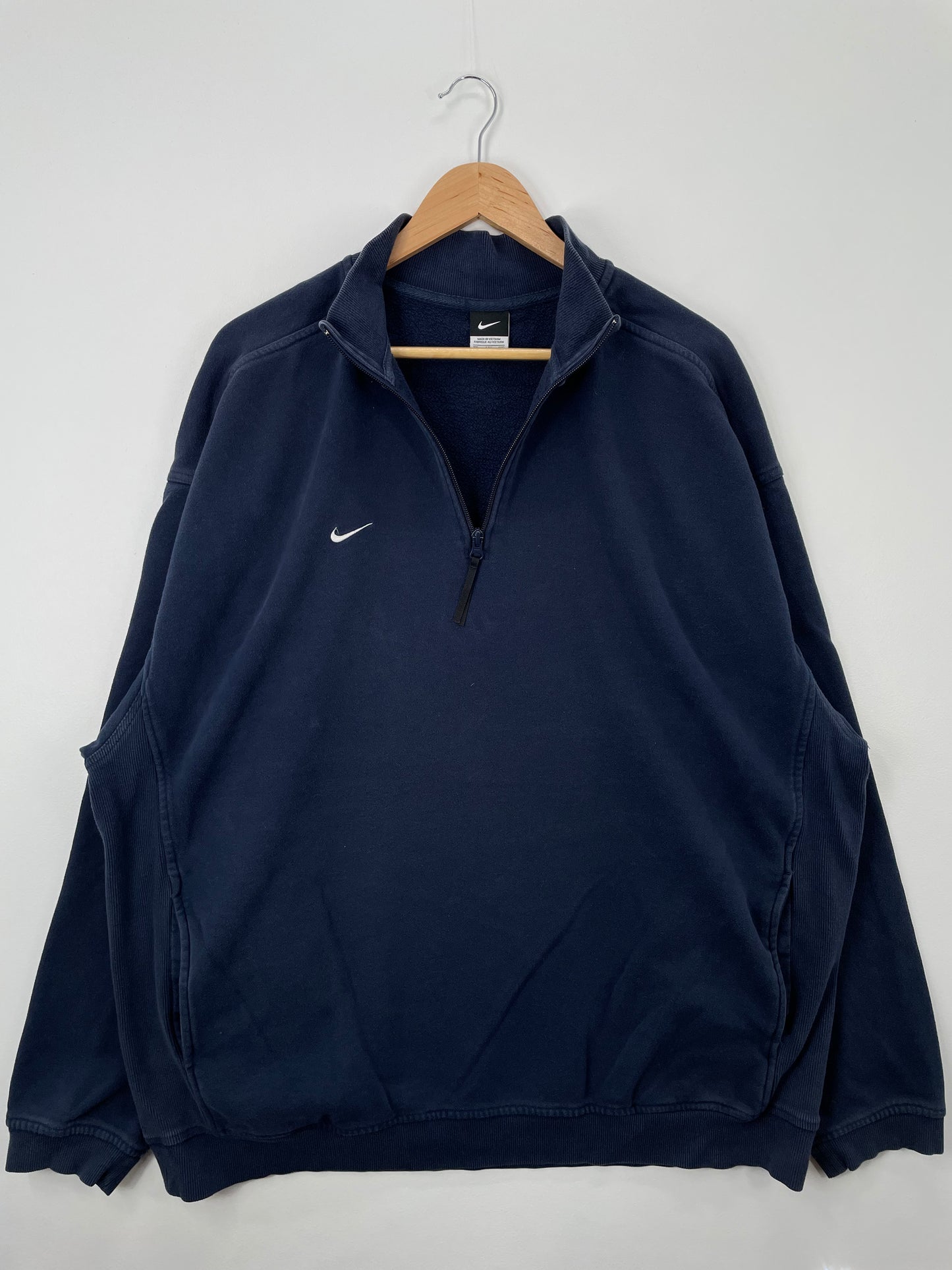 00' NIKE Size XXL Vintage Half Zip-up Sweat-Shirts / A1274