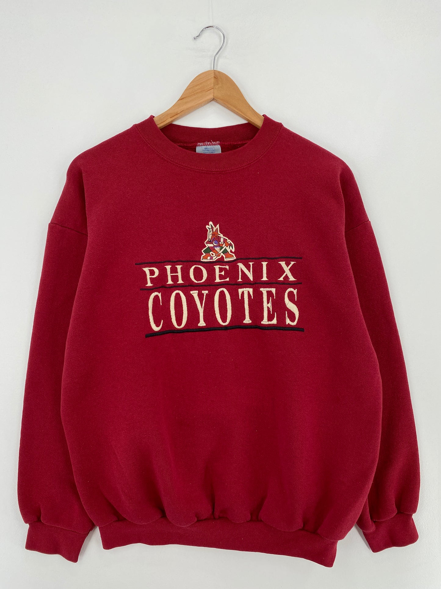 90’s PHOENIX COYOTES Made in USA Size L NHL Sweat-Shirts/ E792