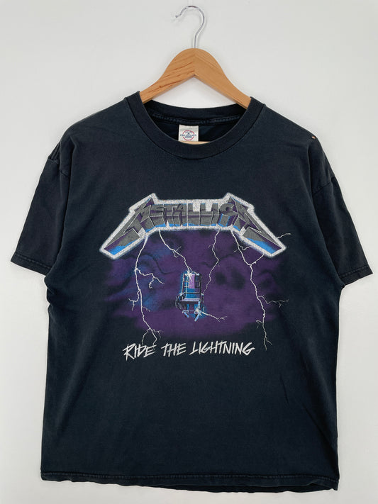 00’ METALLICA Size L Vintage Music T-Shirt / A8261