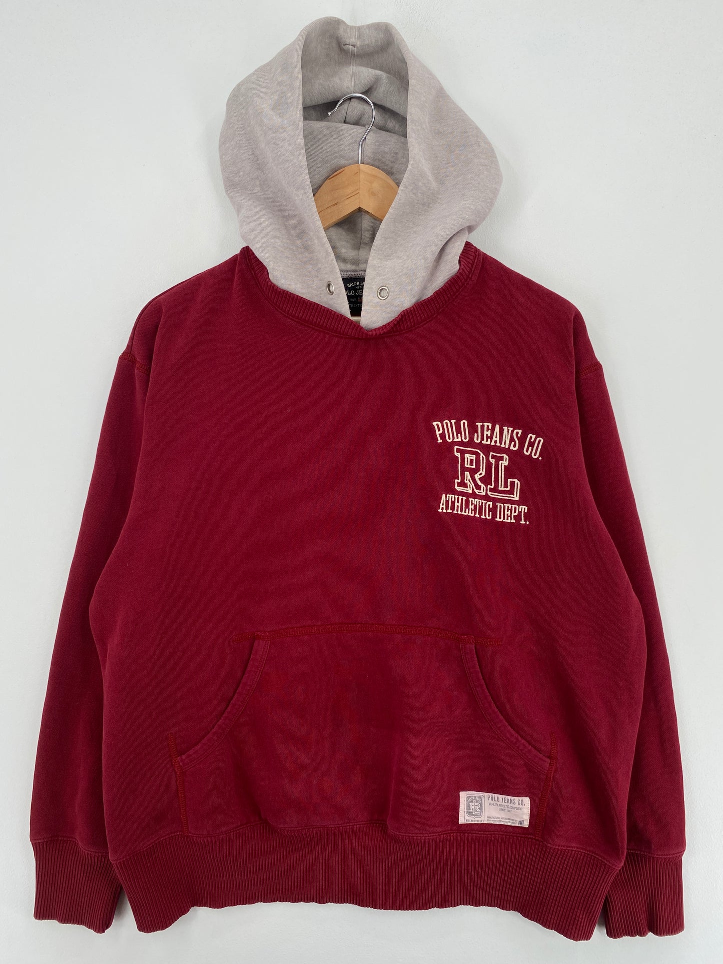 00' RALPH JEANS Size M Vintage Hoodie Sweat-shirt / A5855