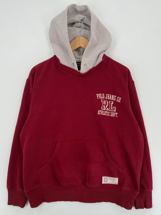 00' RALPH JEANS Size M Vintage Hoodie Sweat-shirt / A5855