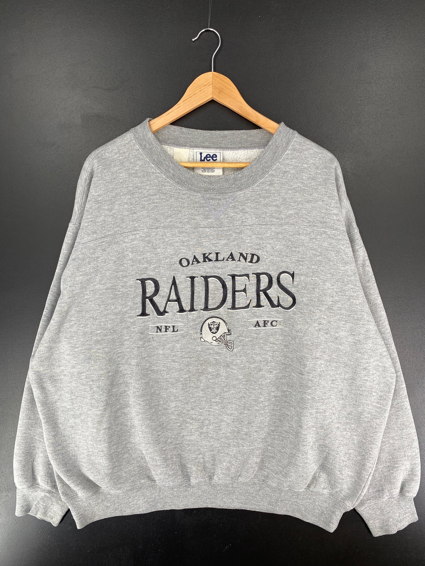 90’s OAKLAND RAIDERS Size XL NFL Sweat-shirt / E6505S