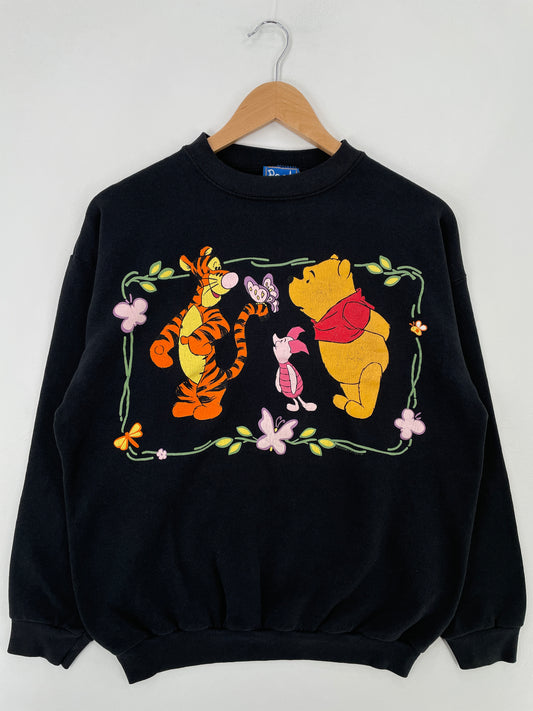 00' WINNIE THE POOH Made in USA Size L Vintage Sweat Shirt / E4123S