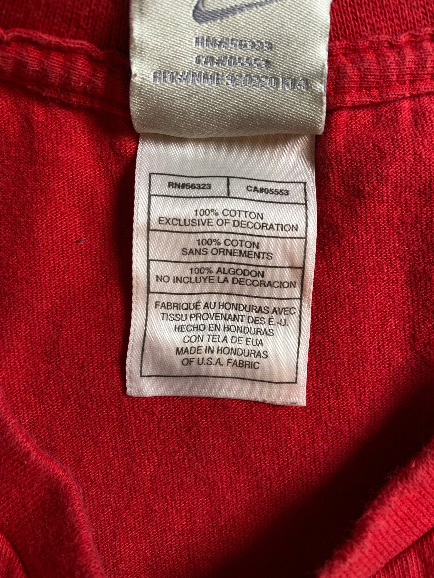 00' NIKE size XL Vintage T-Shirts / A3213