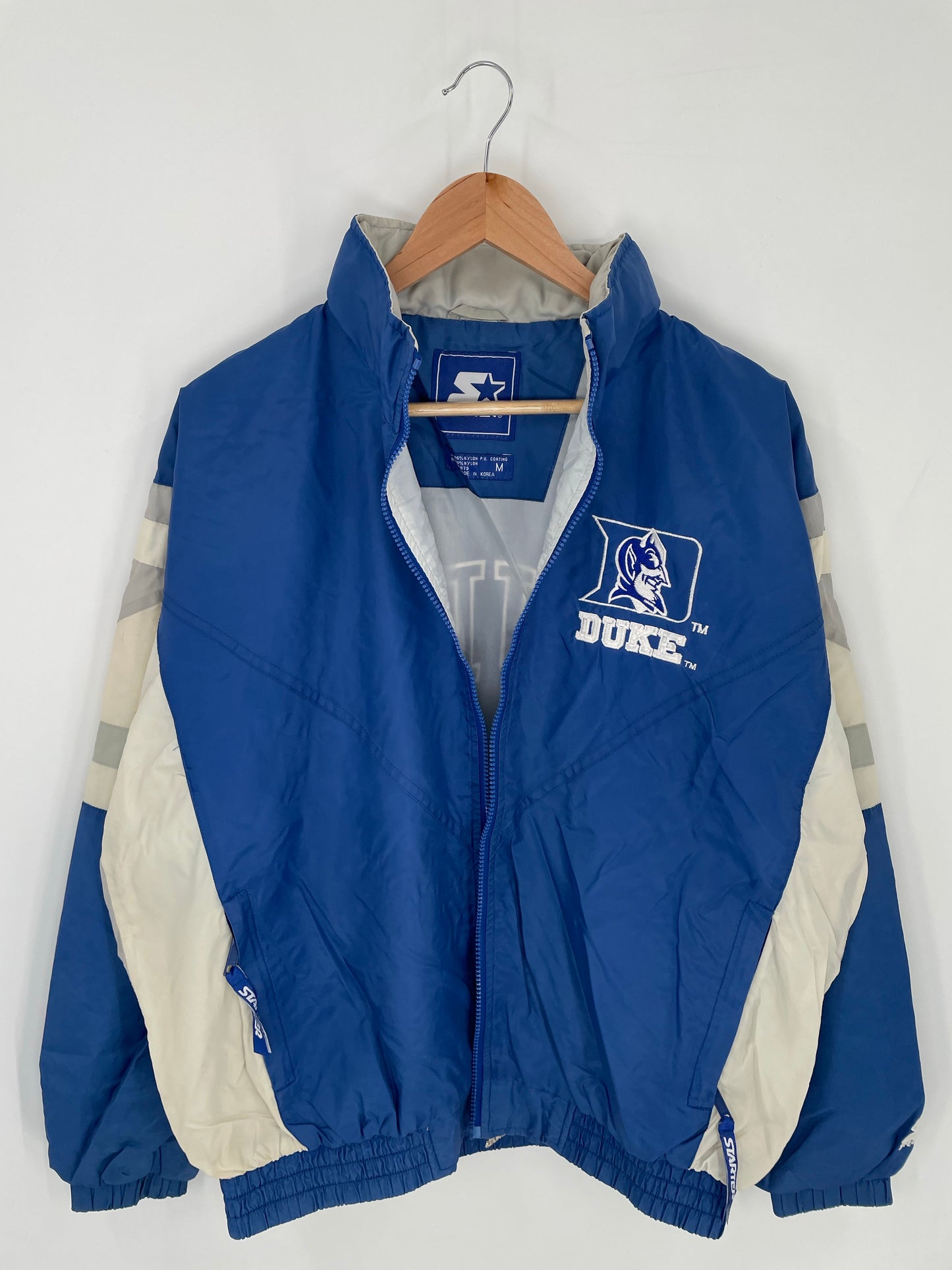 90’s STATER x DUKE Size M Hoodie Zip-up Nylon Jacket / K8294