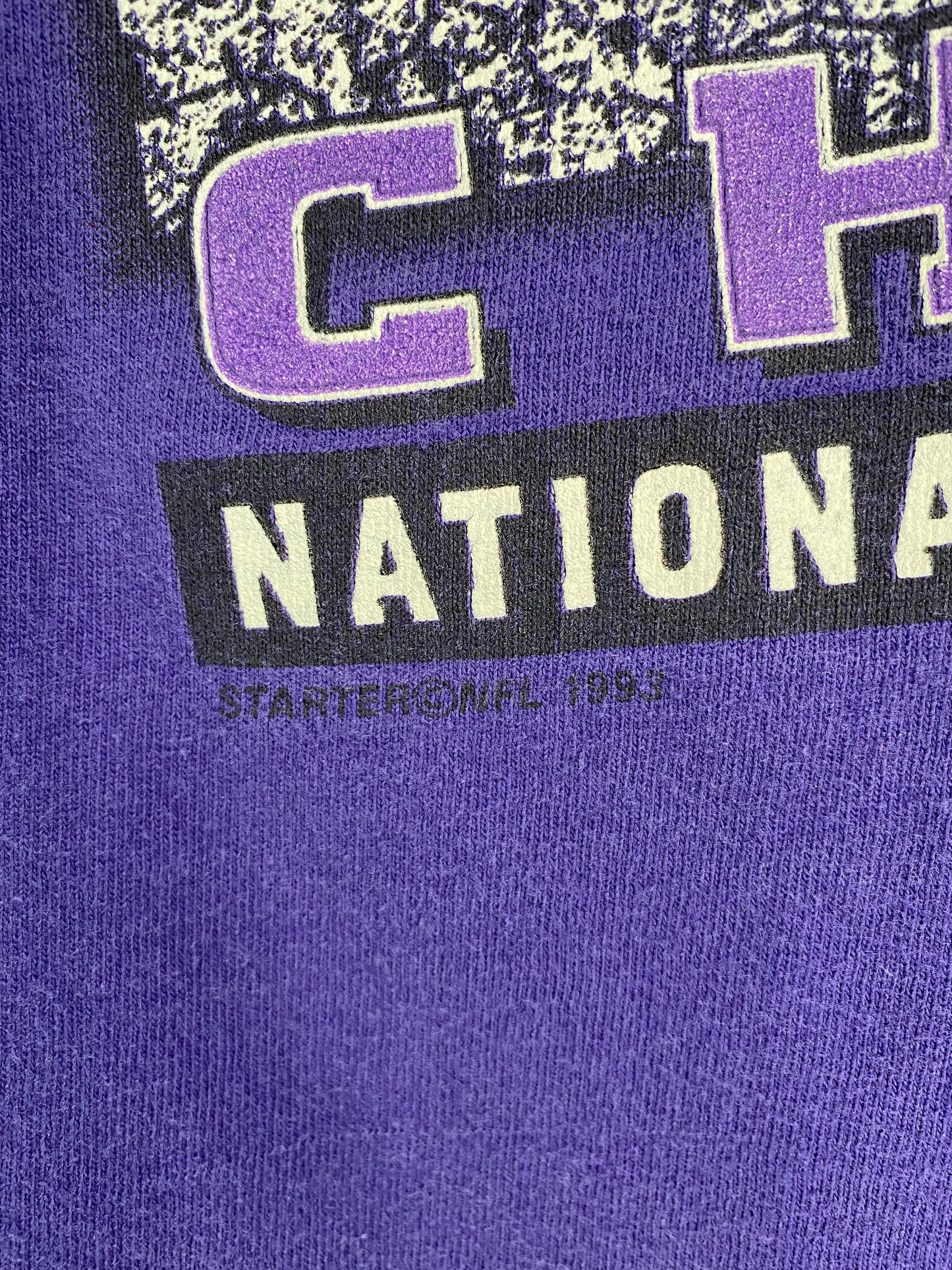 1992 STARTER x MINNESOTA VIKINGS Made in USA Size L Vintage NFL T-shirt / E1647T